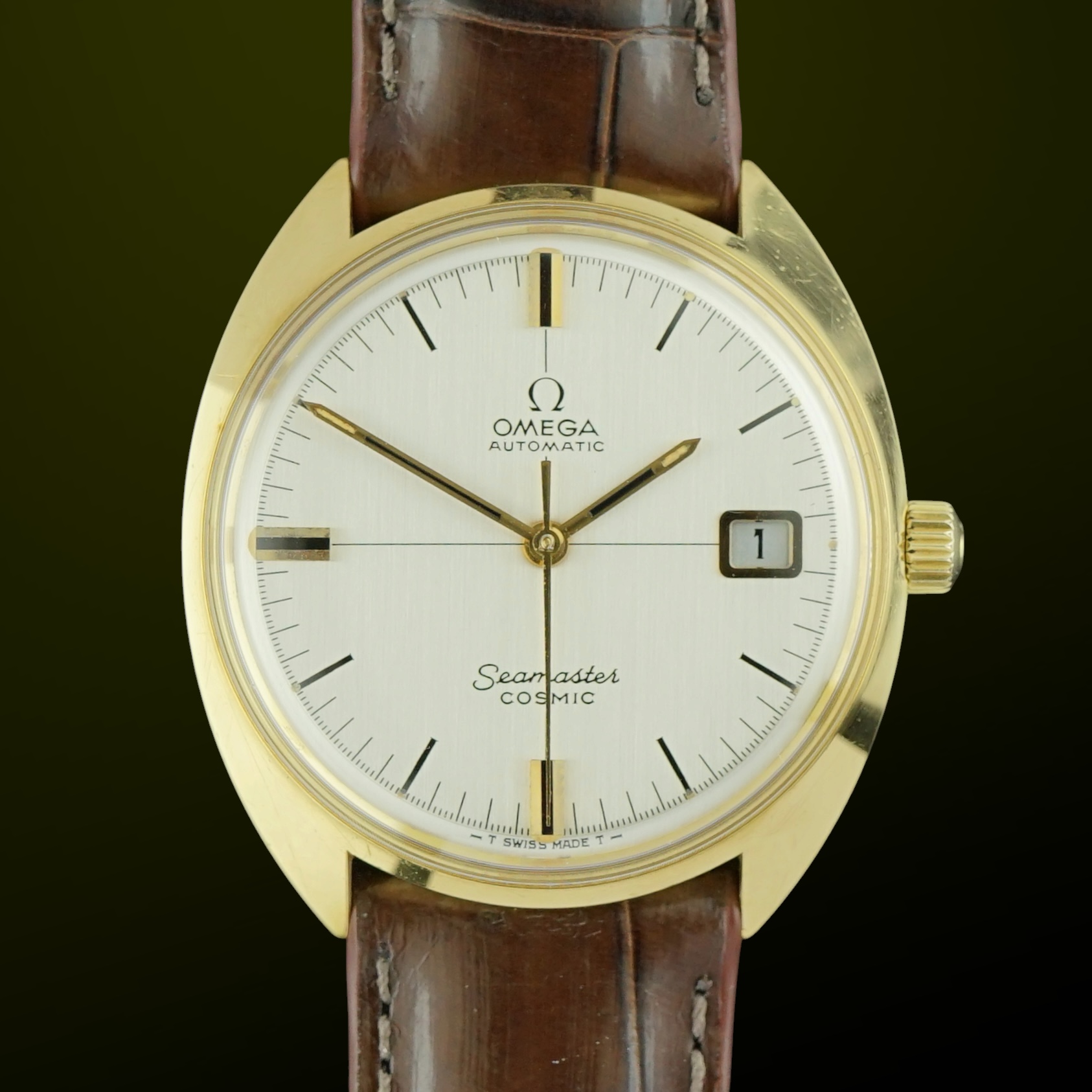 Vintage Omega Seamaster Cosmic Automatic Date 166.026 - 35mm - 1969