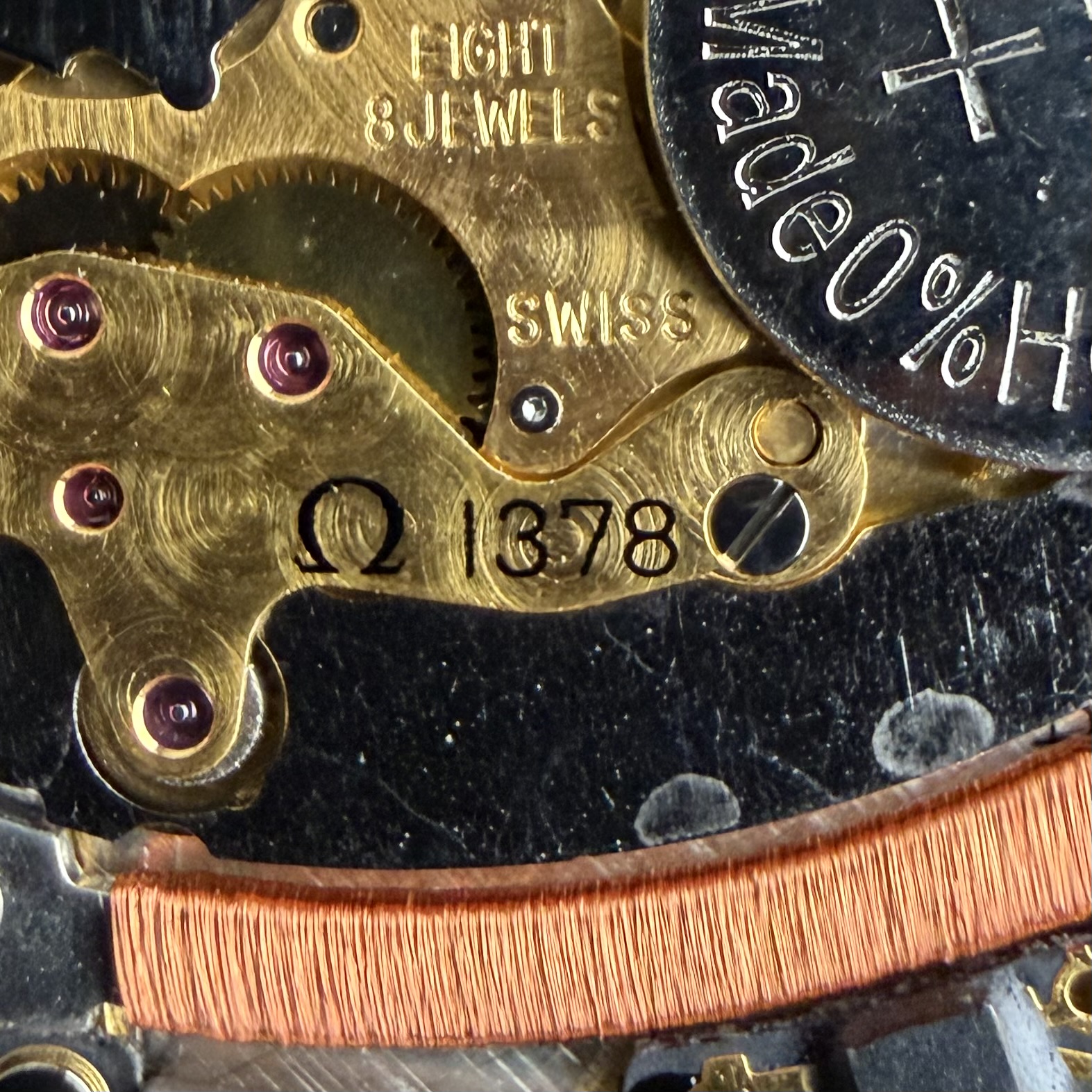 Vintage Omega De Ville Quartz Roman Numerals 195.2378 - 32,5mm - 1993