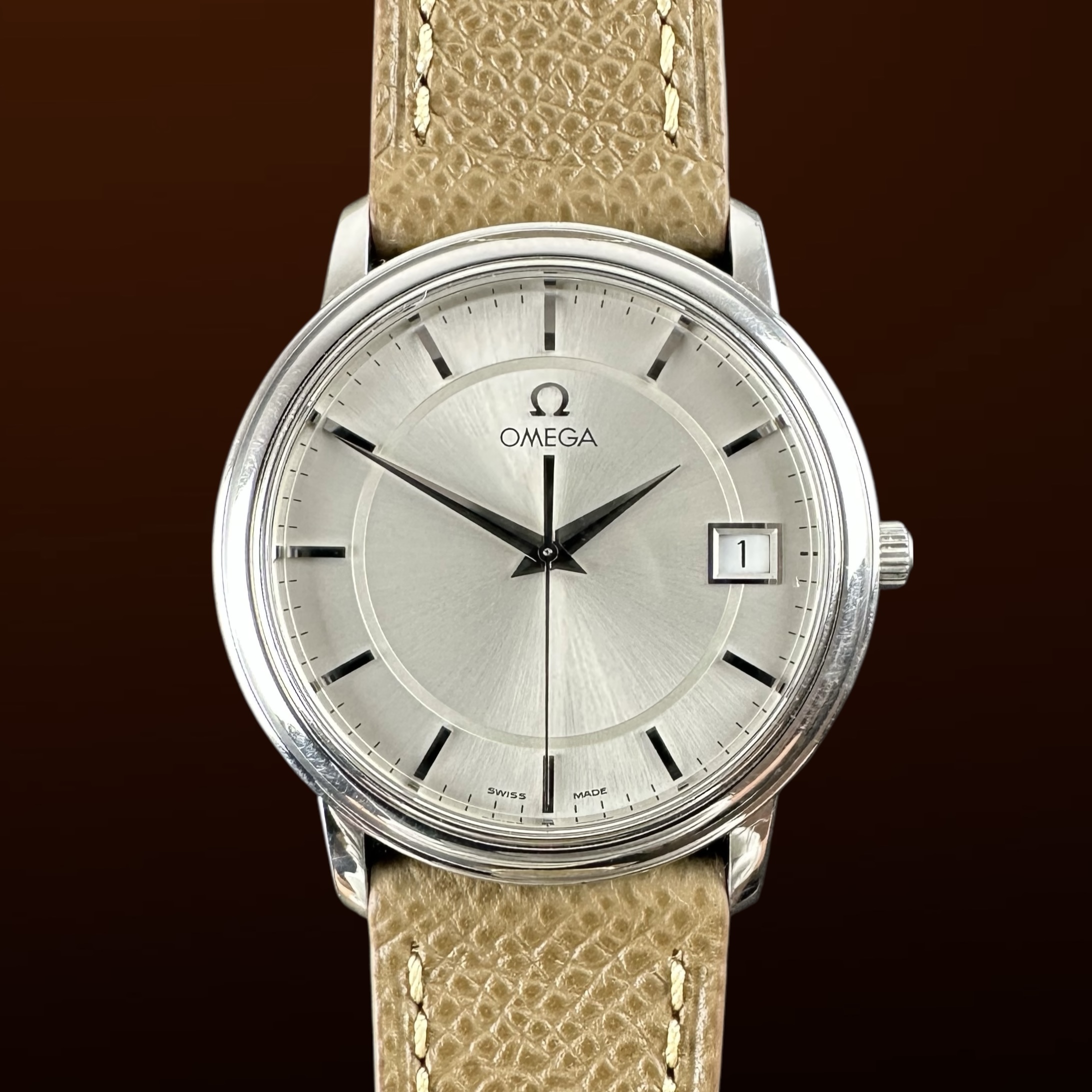 Vintage Omega De Ville Prestige Quartz 196.1150 - 34,5mm - 1998