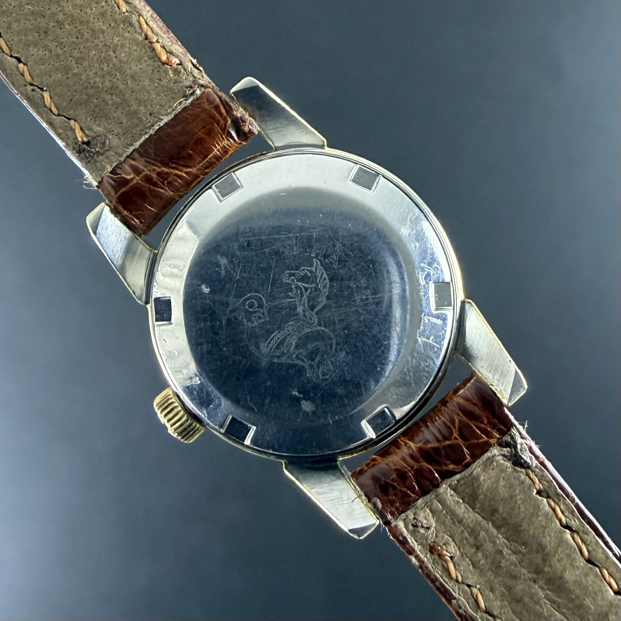 Vintage Omega Ladymatic Seamaster Automatic Gold 555.001 - 20mm - 1963 + Box