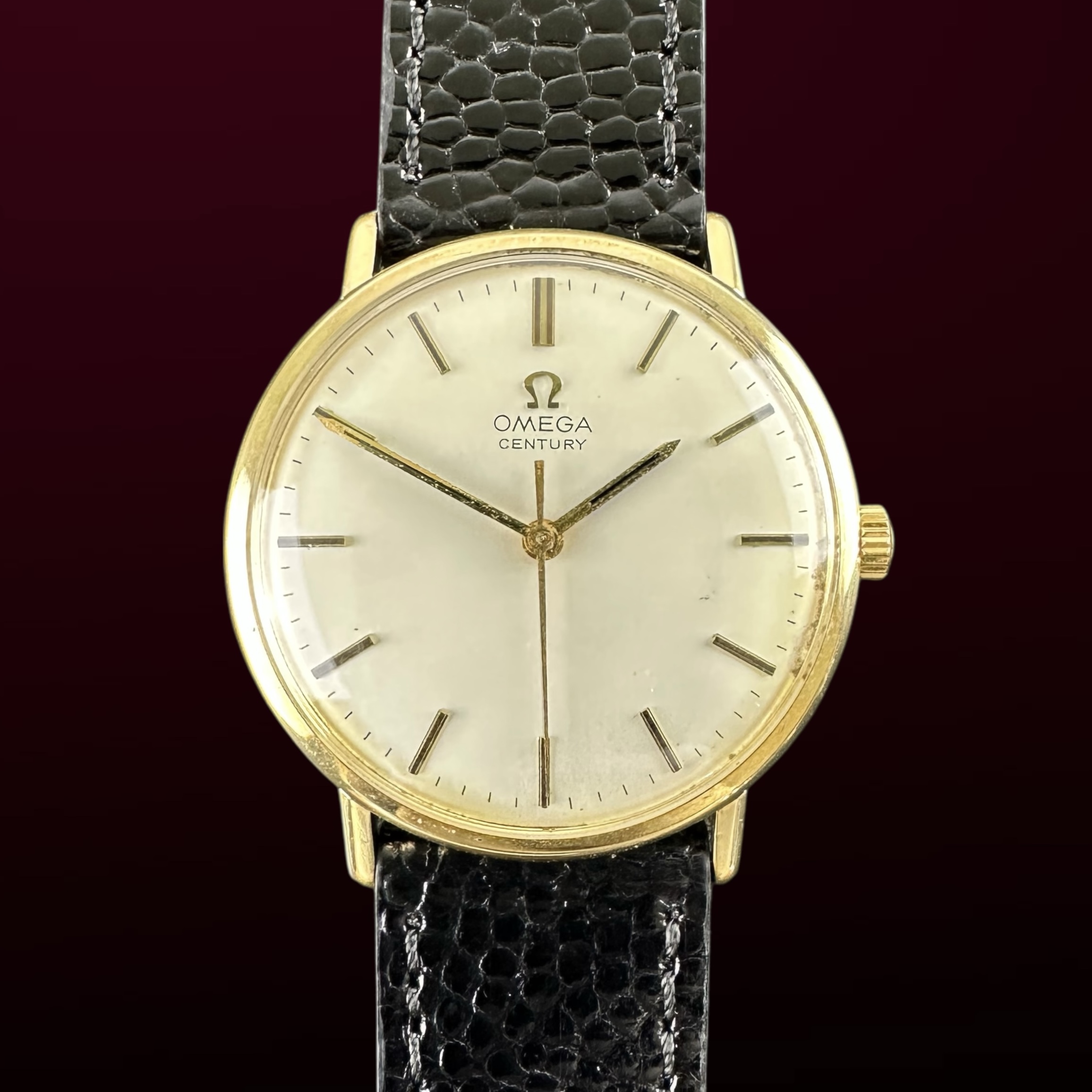 Vintage Omega Century 14k Solid Yellow Gold 131.026 - 33mm - 1966