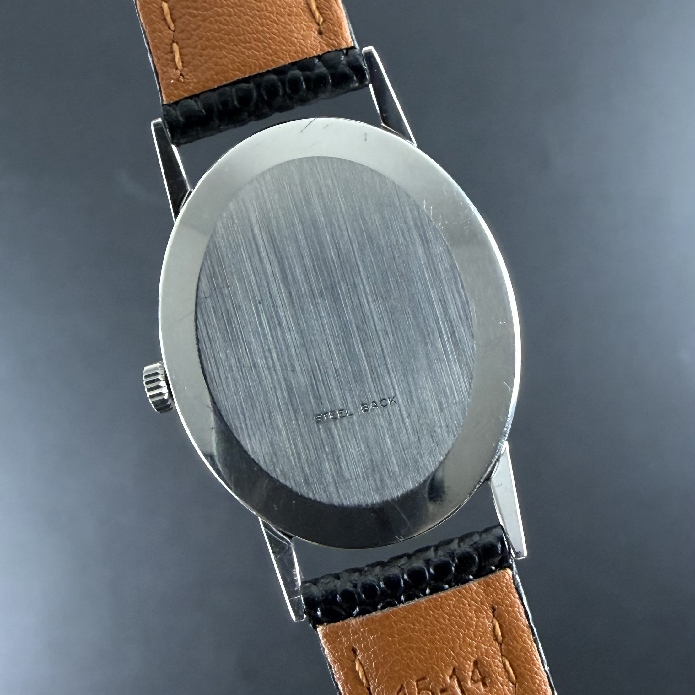 Vintage Omega Genève Ellipse White Gold Plated Blue dial 511.416 - 27mm - 1972