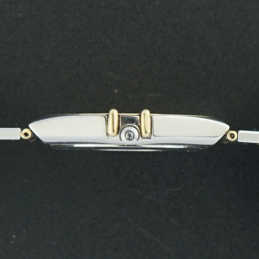 Vintage Omega Constellation Date Quartz 18k Gold Bezel 396.1070.1 - 32,5mm - 1993