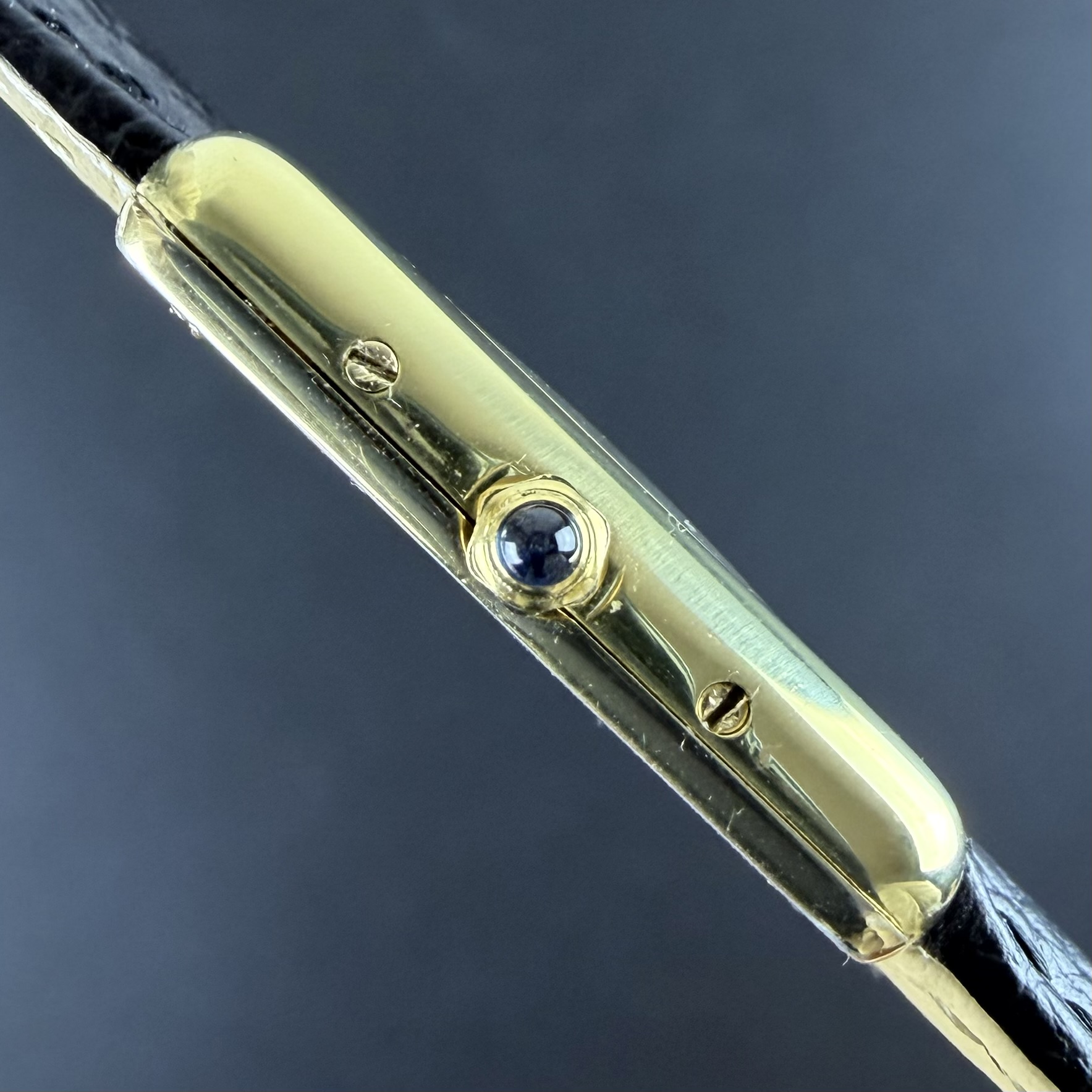 Vintage Cartier Tank Vermeil SM Lady Ivory dial 366001 - 20,5mm - 1990s