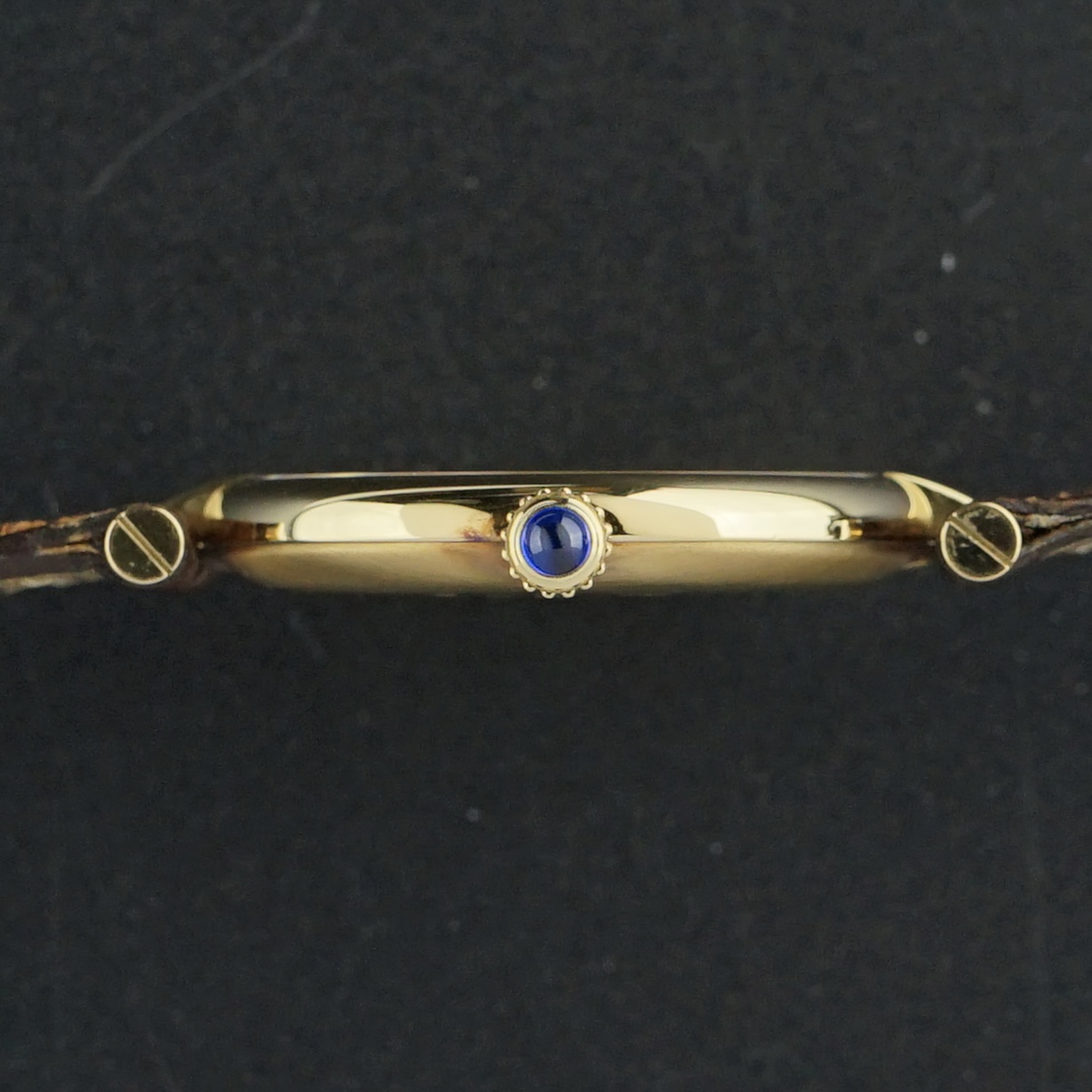 Vintage Cartier Vendome Vermeil LM Roman Numerals 590003 - 30mm - 1990