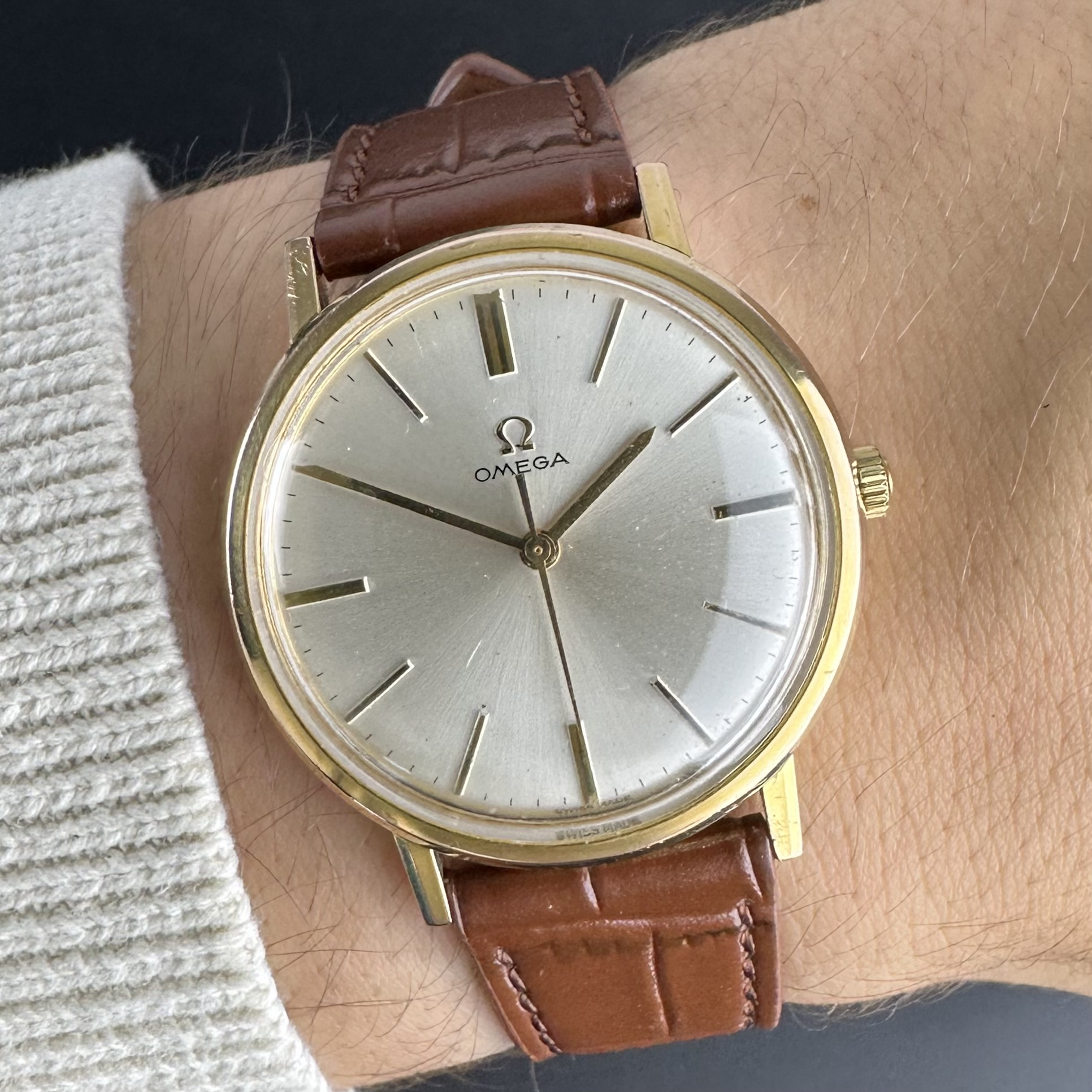 Vintage Omega Manual Wind Gold Plated Dresswatch 131.019 - 34mm - 1965