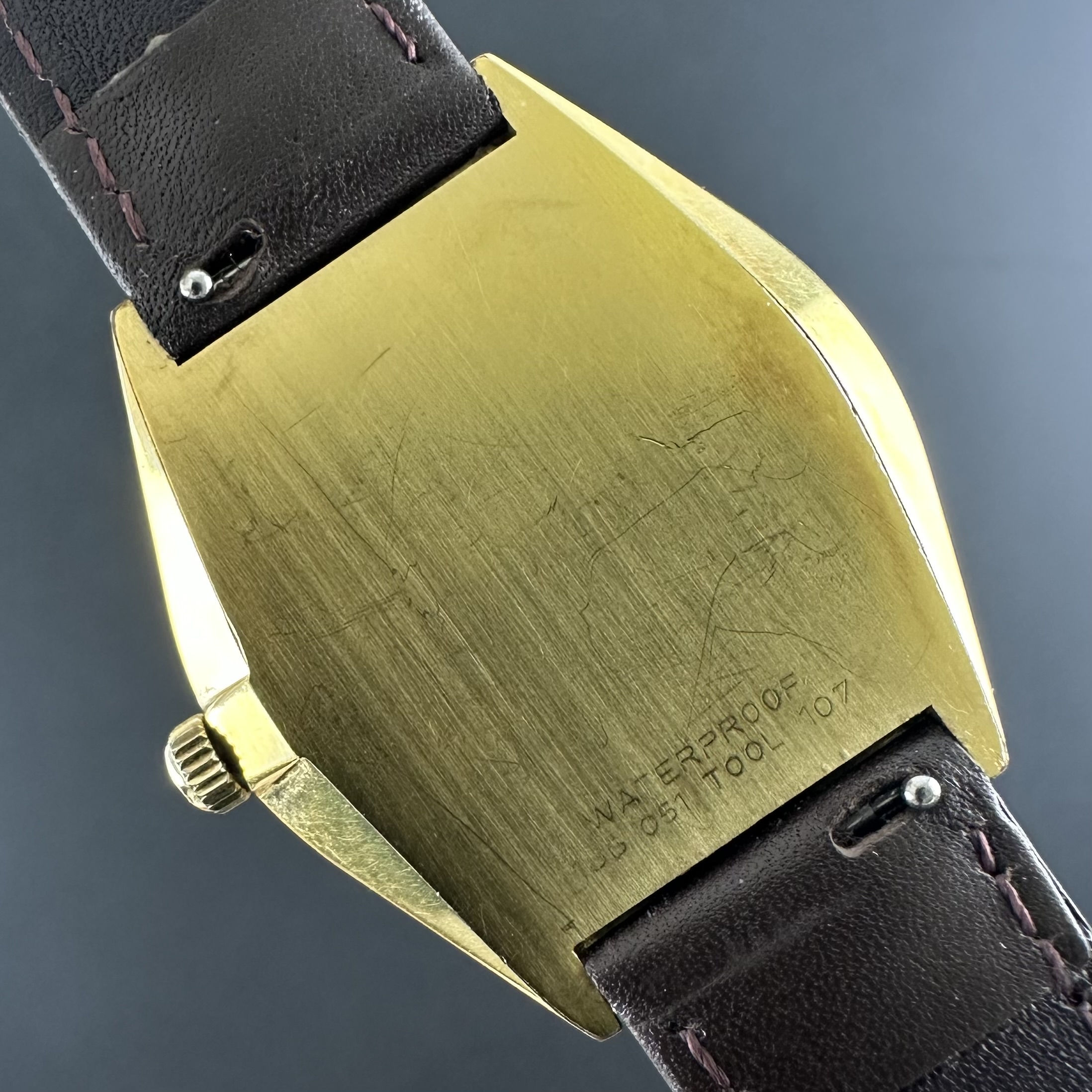 Vintage Omega De Ville Brown Dial Gold Plated 166.051 - 34,5mm - 1970