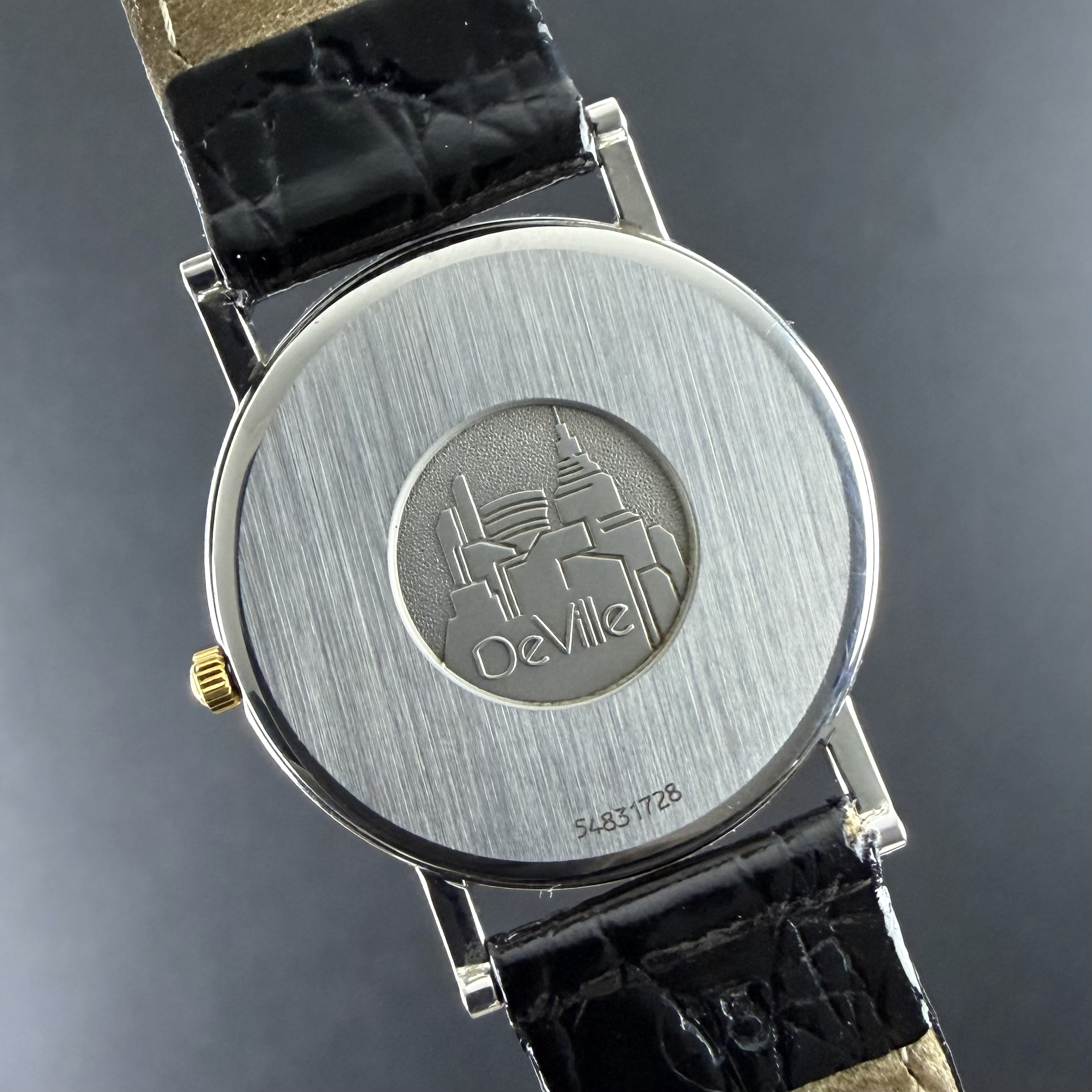 Vintage Omega De Ville Quartz Roman Numerals 195.2378 - 32,5mm - 1993