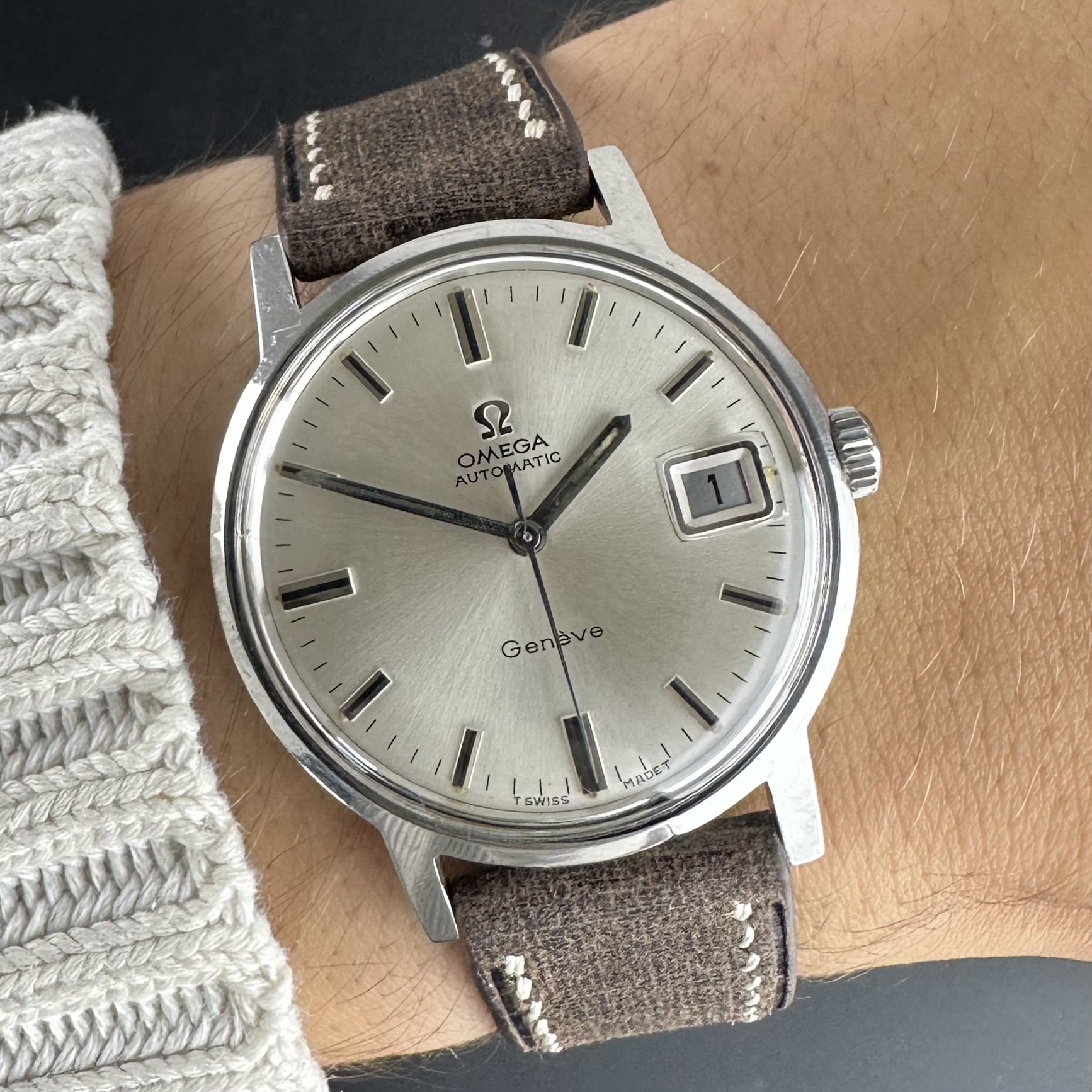 Vintage Omega Genève Automatic Tritium 166.070 - 35mm - 1970