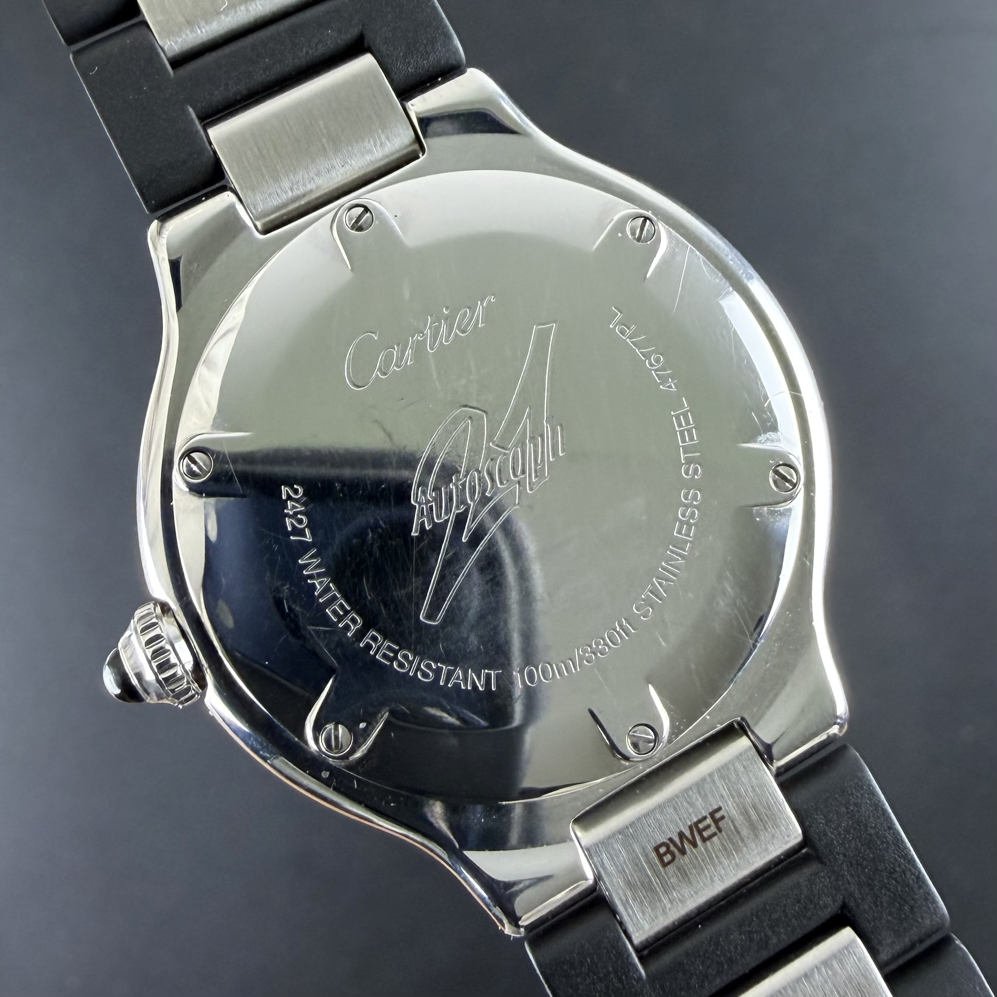 Vintage Cartier 21 Must Autoscaph 2427 - 37mm - 2002
