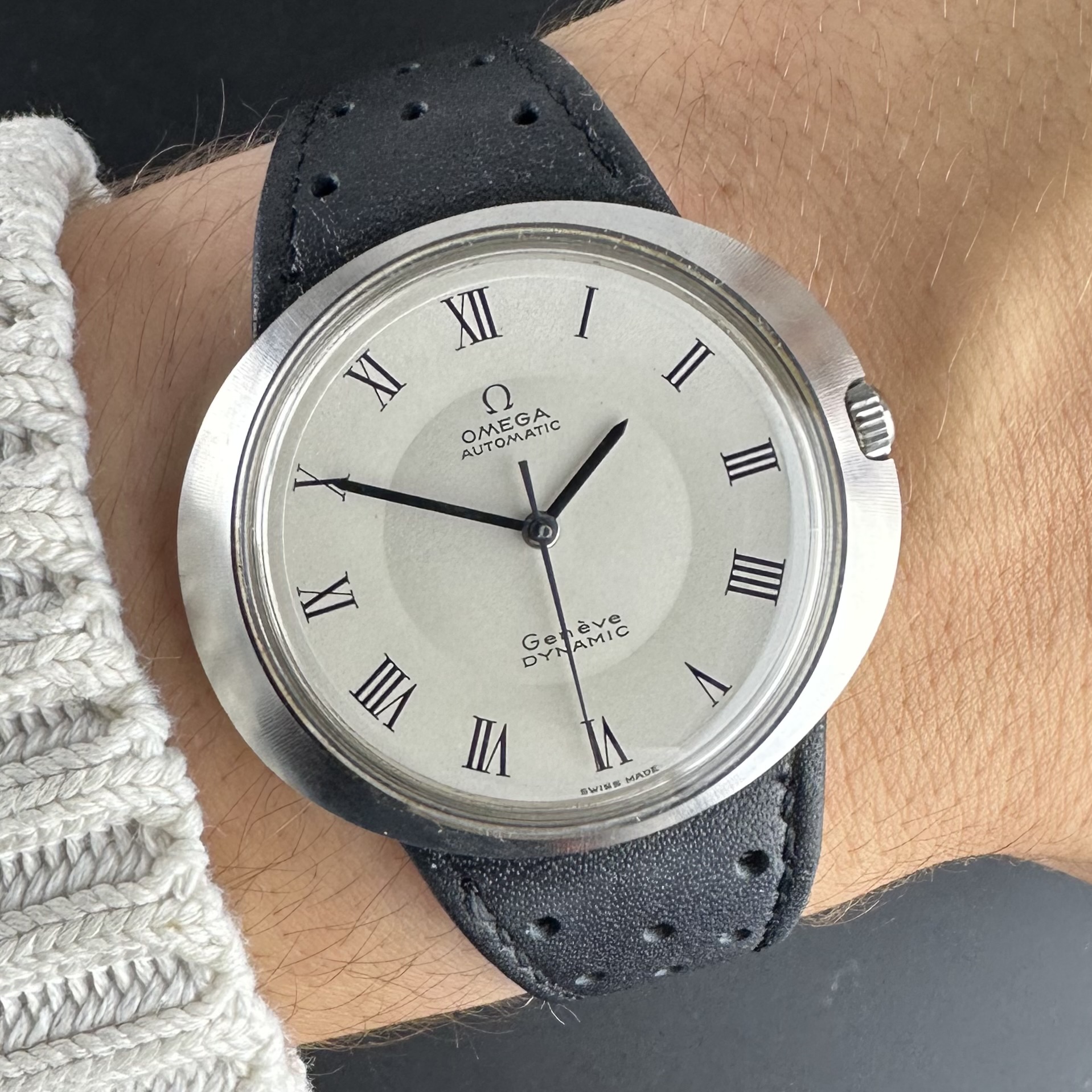 Vintage Omega Genève Dynamic Automatic Roman Numerals 165.039 - 41mm - 1972