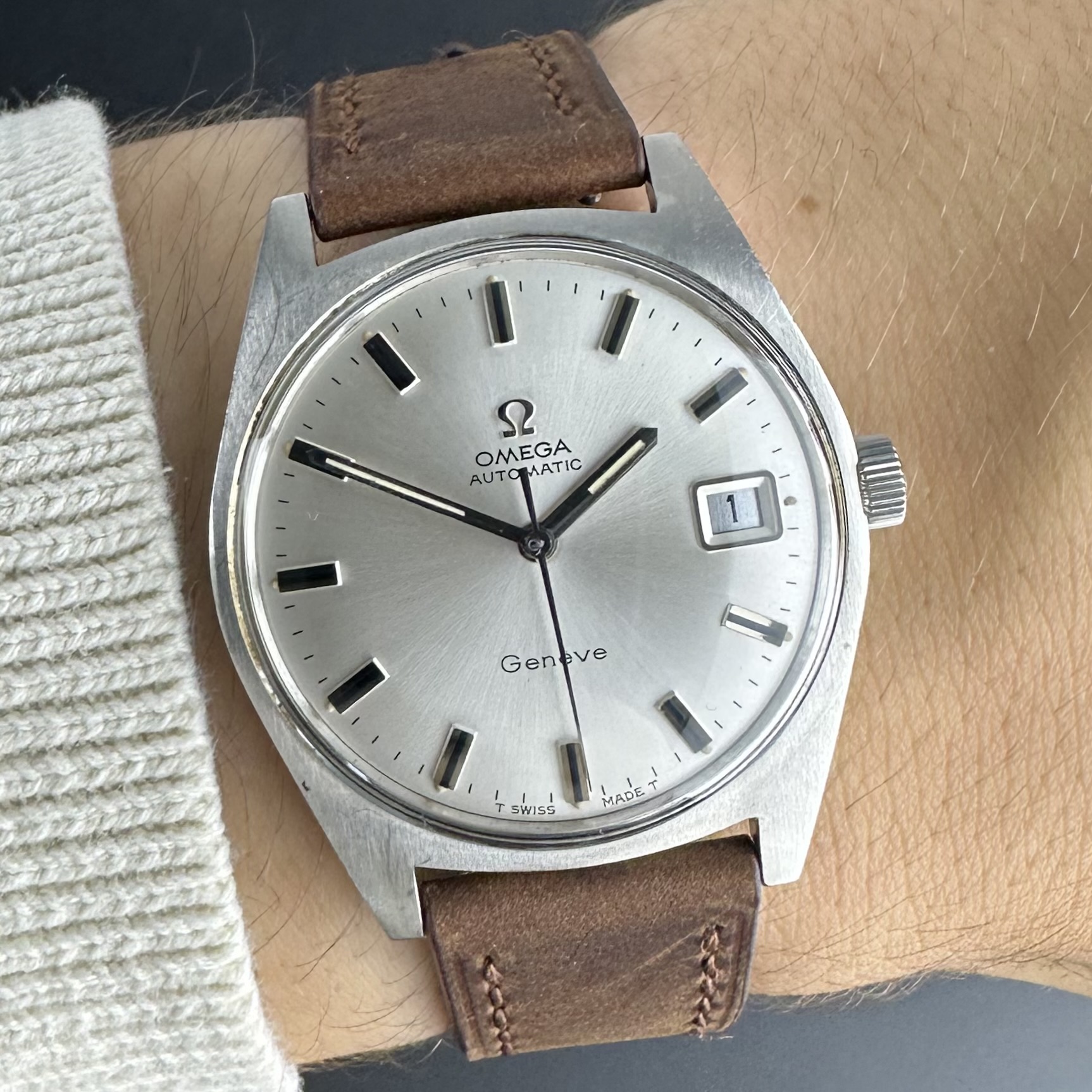 Vintage Omega Genève Automatic Tritium dial 166.041 - 34,5mm - 1970