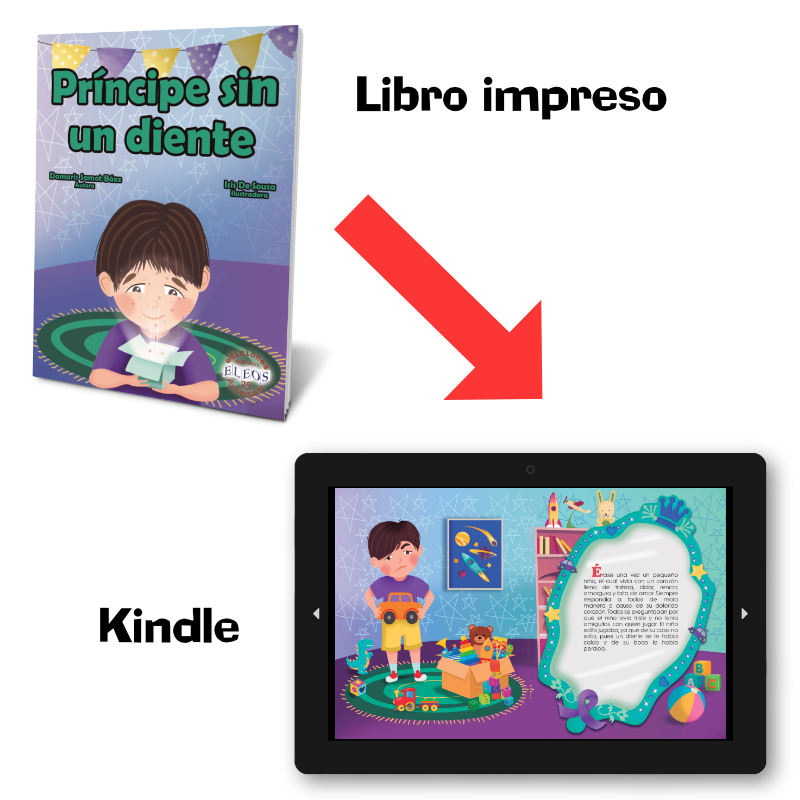 Servicio de conversión de libros para niños a Kindle