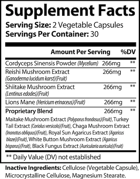 Mushroom Complex 10 X