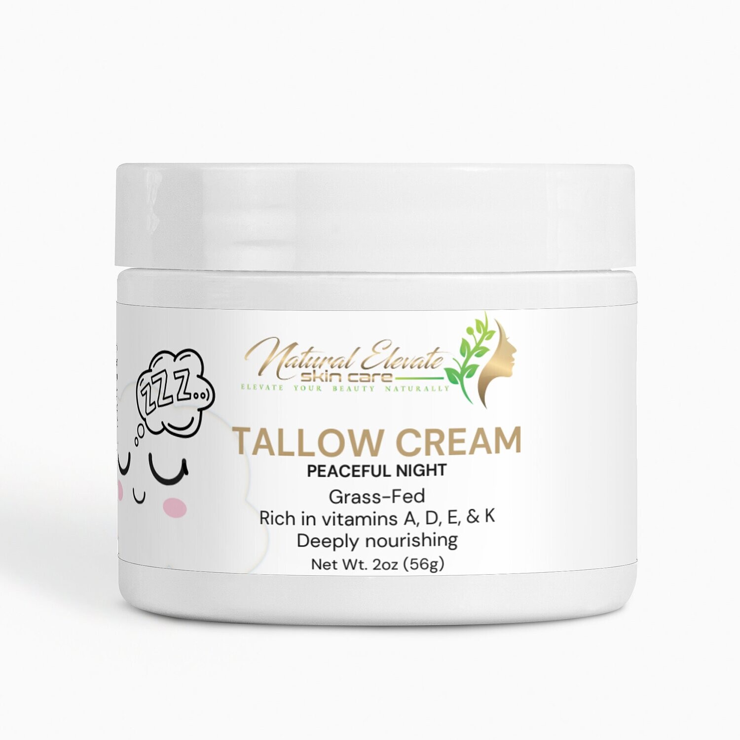 Tallow Cream Peaceful Night 2oz