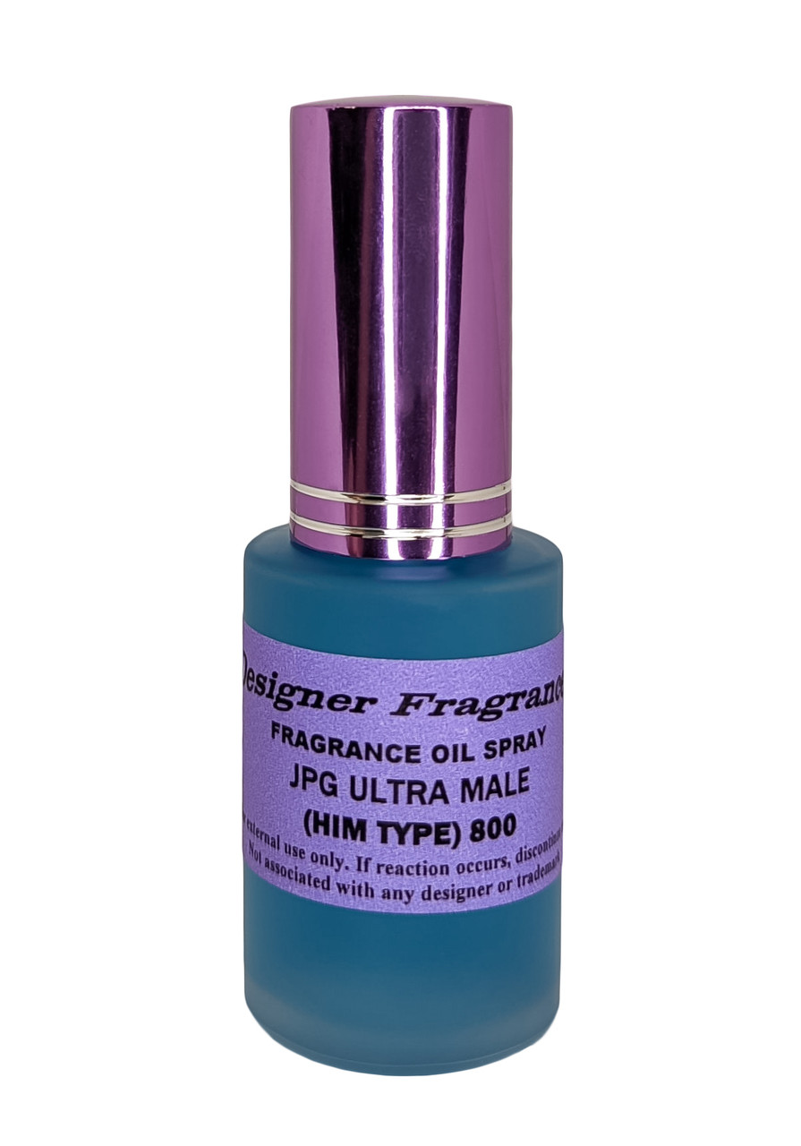 Fragrance Oil Sprays 1oz (Frosted Round Refillable Purple Cap)