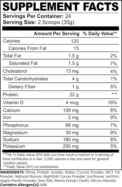 Advanced 100% whey protein isolate