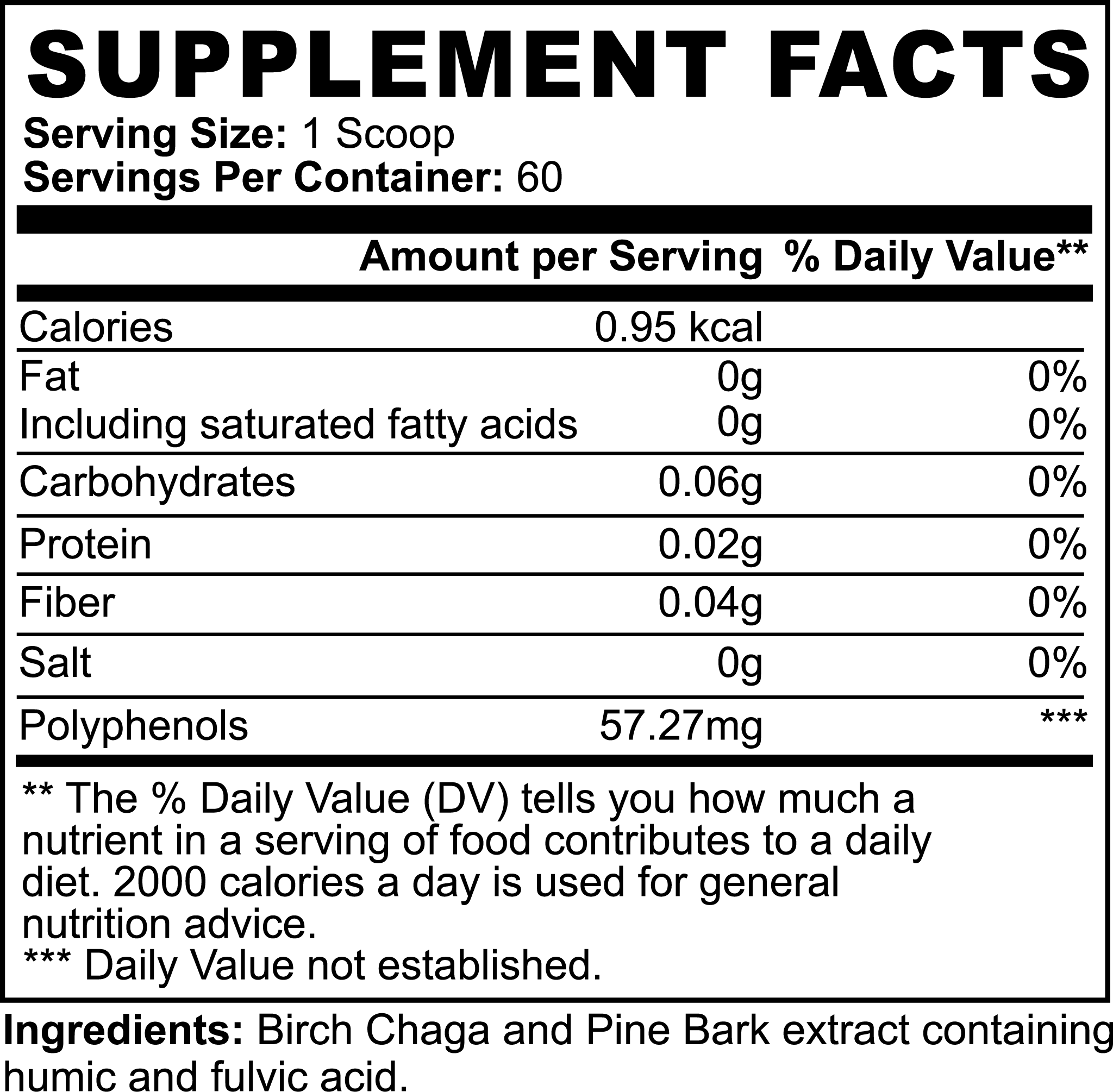 Natural gut wellness powder