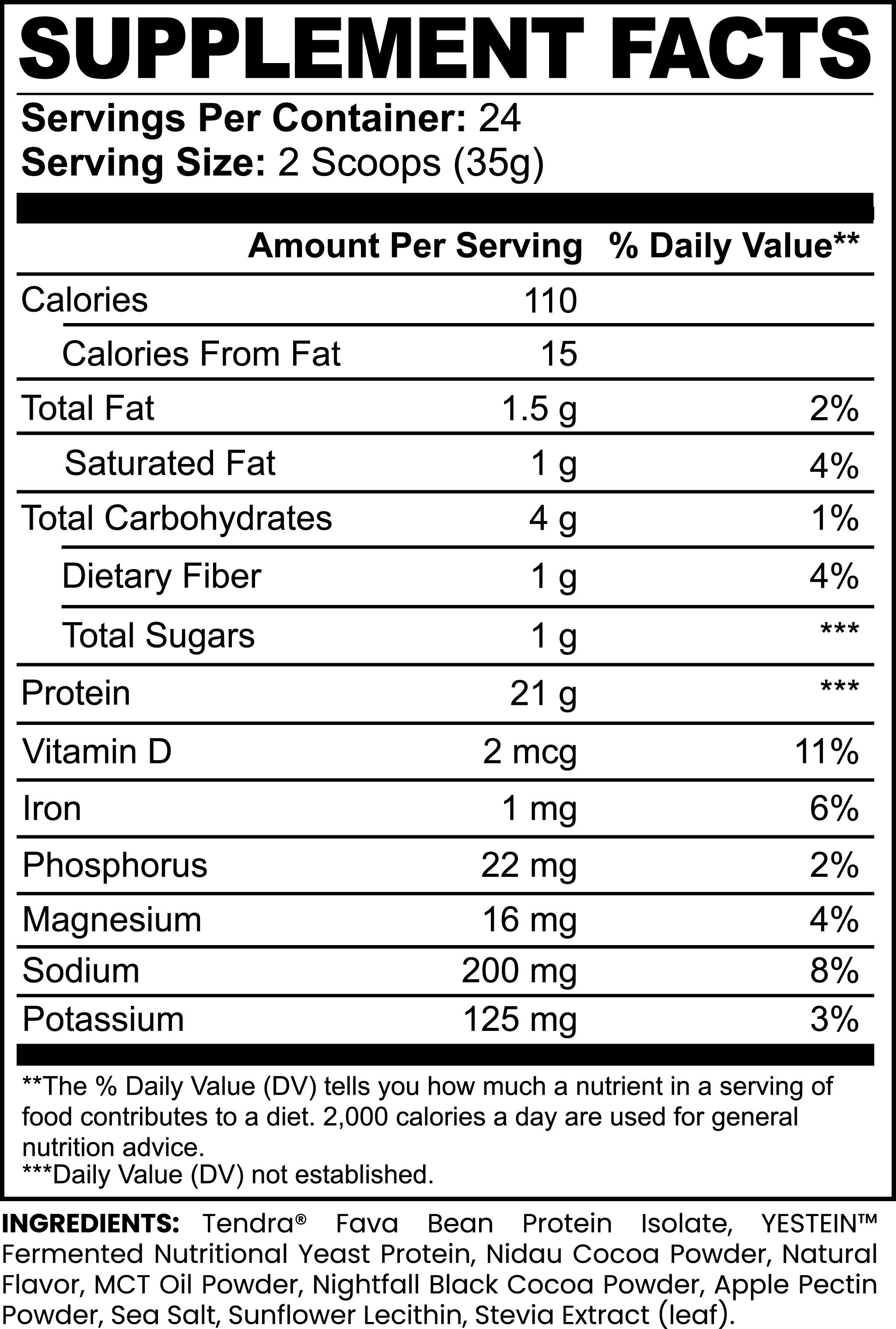 Plant protein-Chocolate