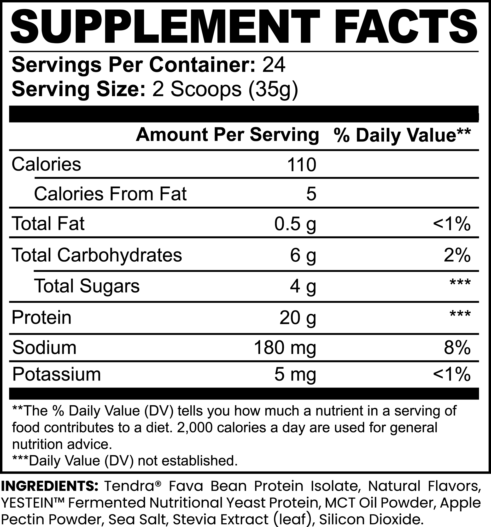 Plant protein - vanilla