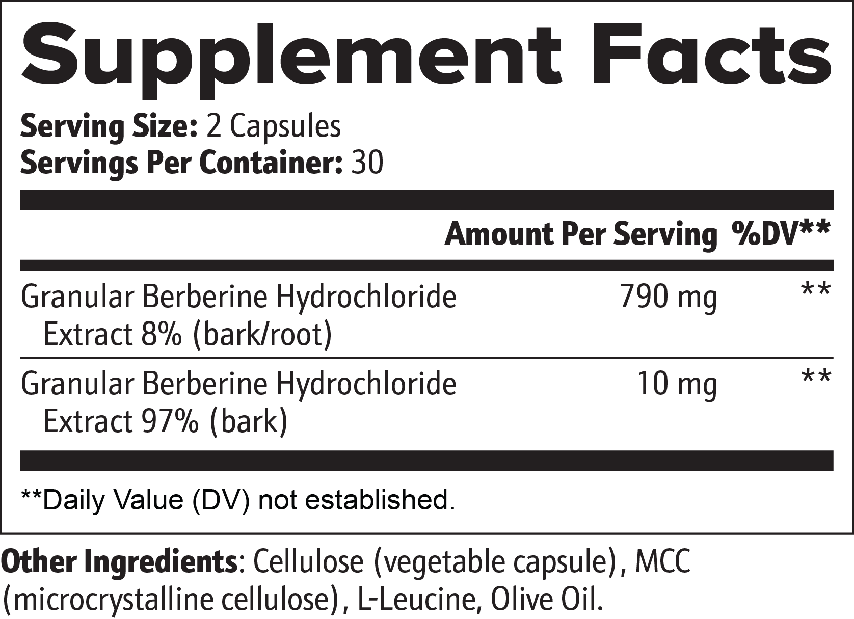 Berberine Capsules
