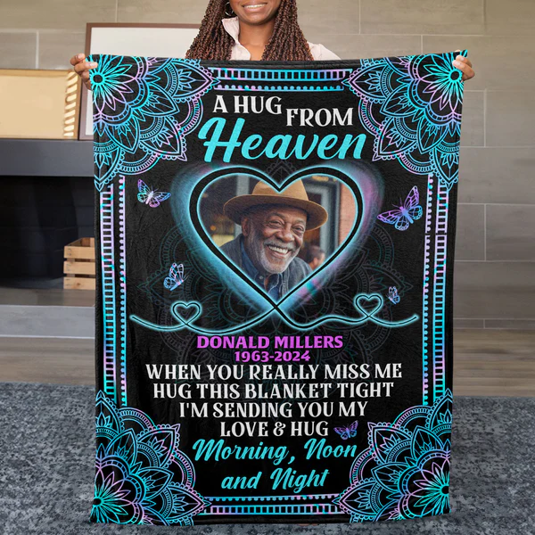 Memorial Blanket-I Am Sending You My Love And Hug