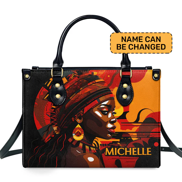 Personalized African Art Handbag-Heritage 