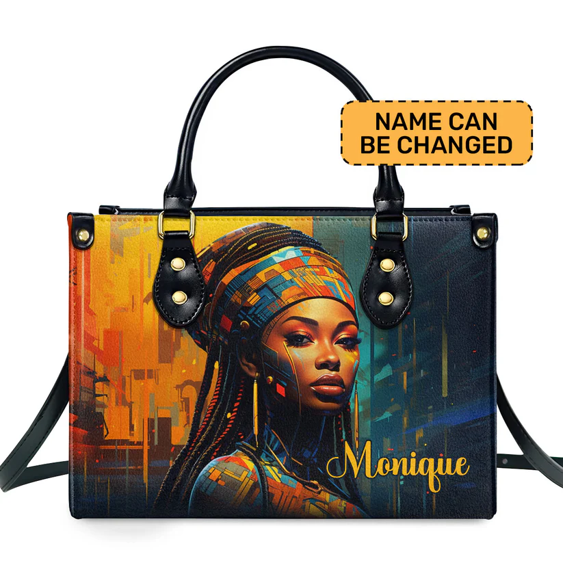 Customizable Afrofuturism09   Handbag 