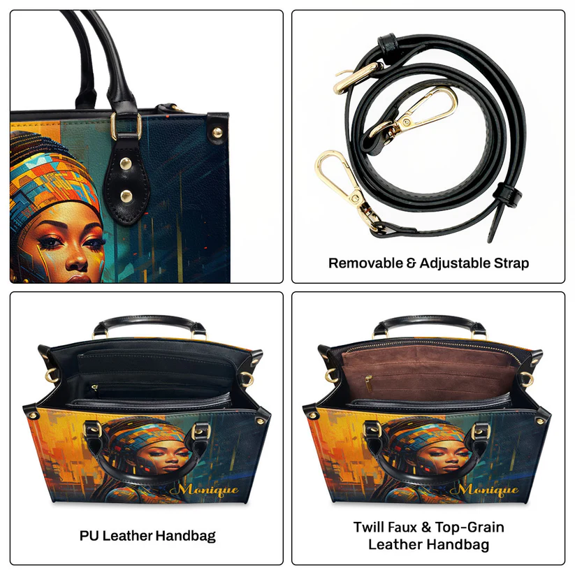 Customizable Afrofuturism09   Handbag 