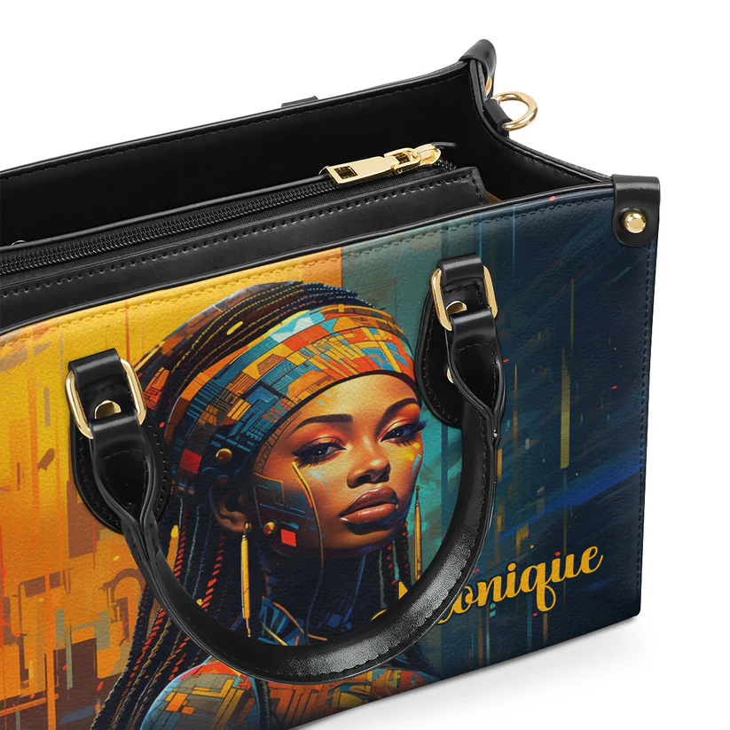 Customizable Afrofuturism09   Handbag 
