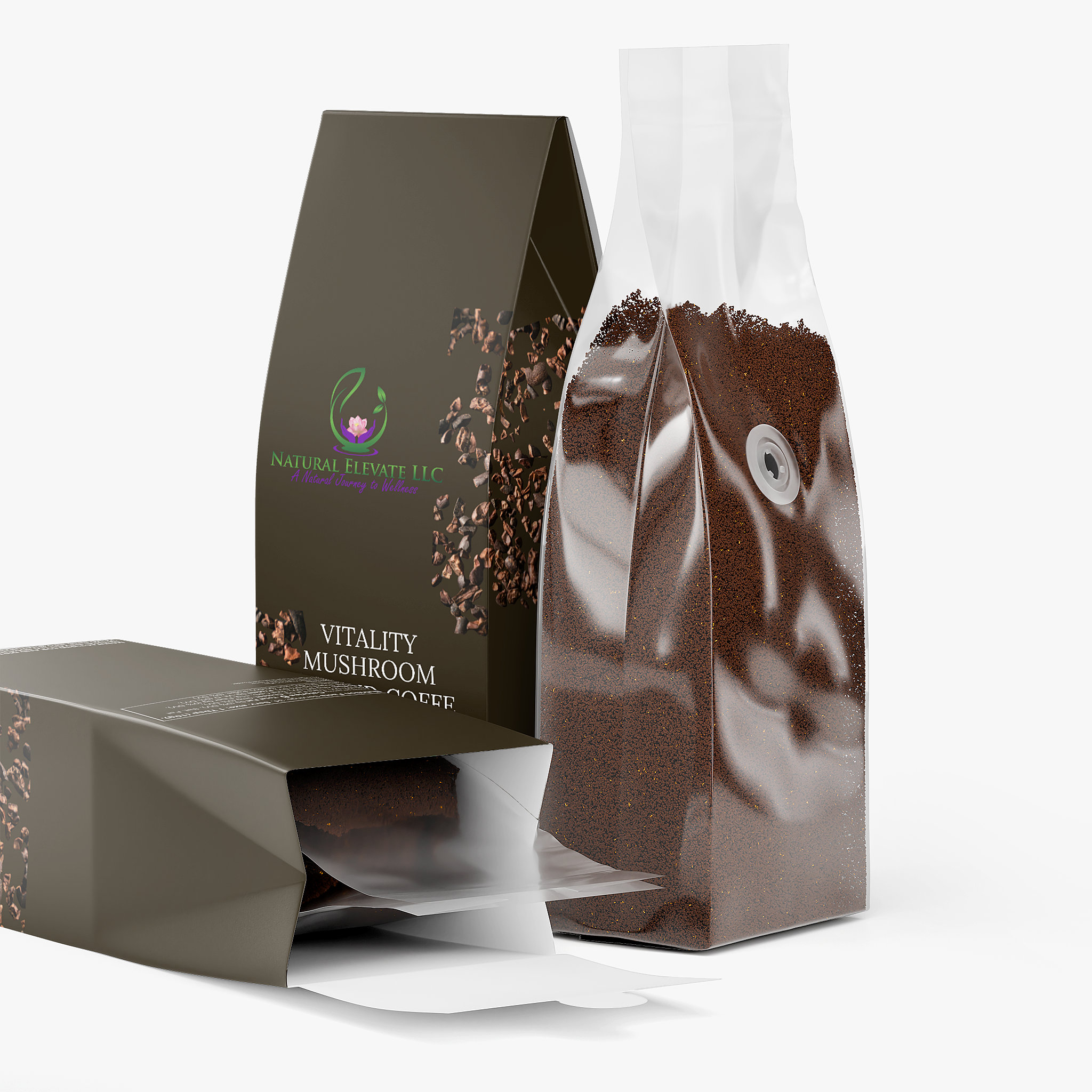 Vitality Mushroom Ground Coffee