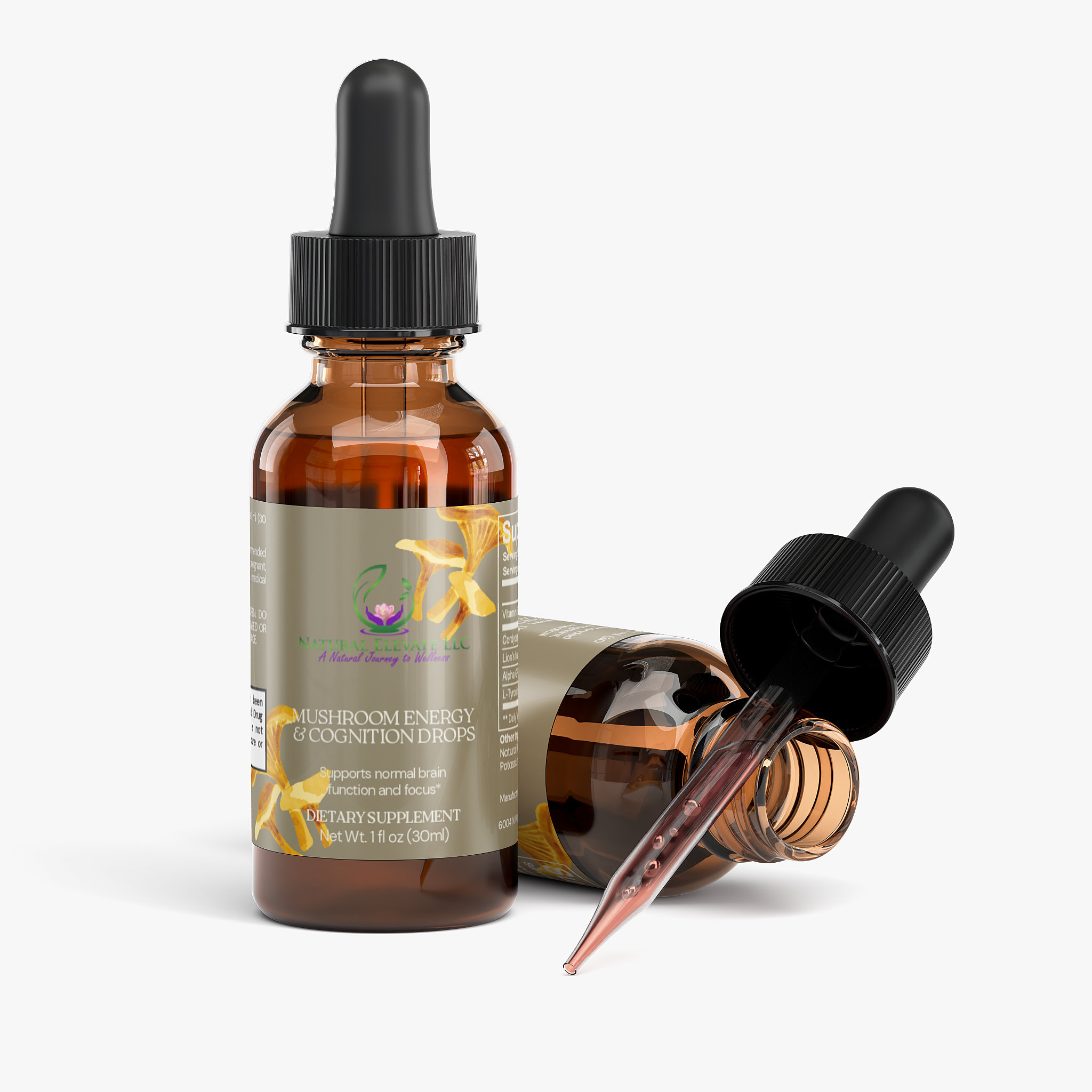 Mushroom Energy & Cognition Drops