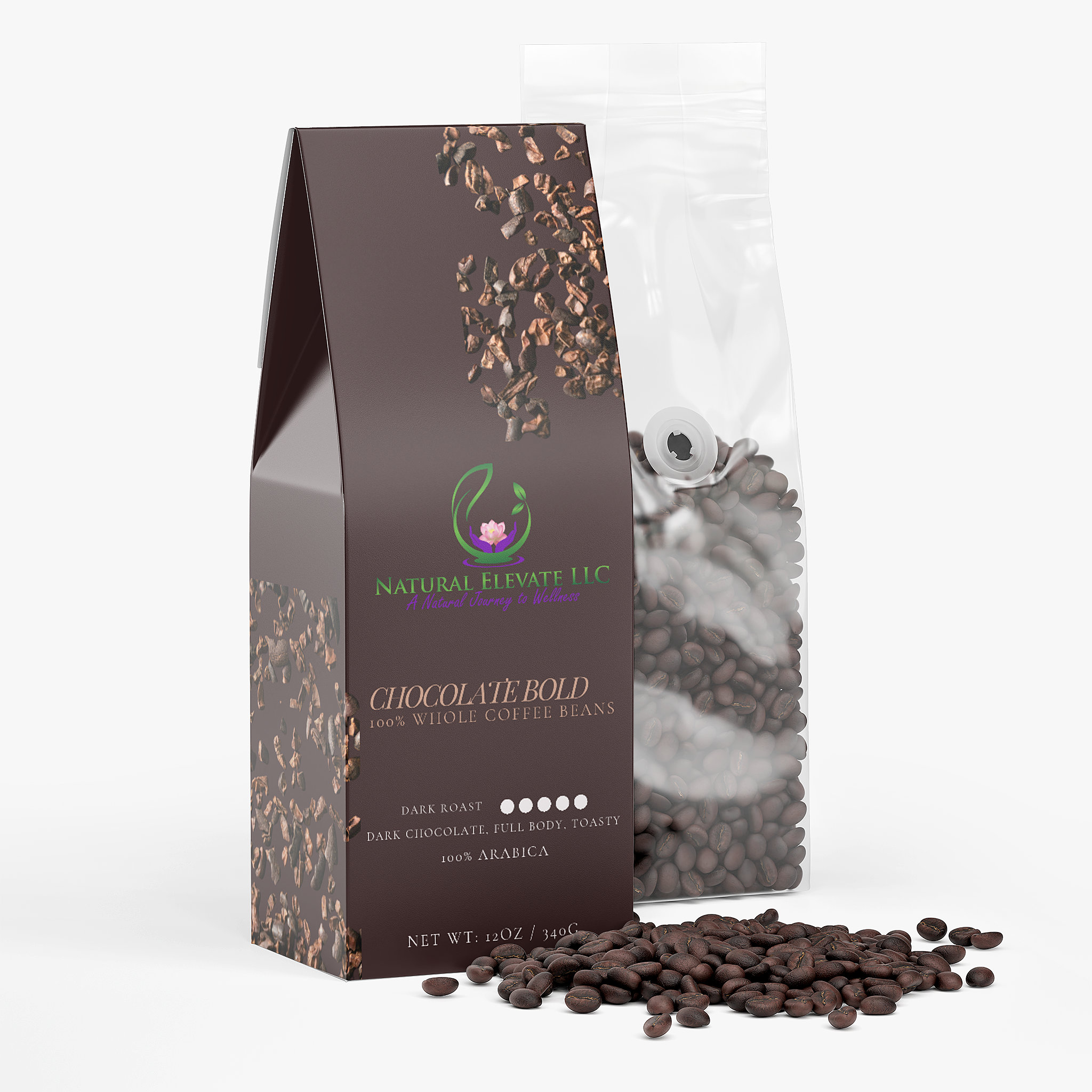 Chocolate Bold Whole Coffee Beans