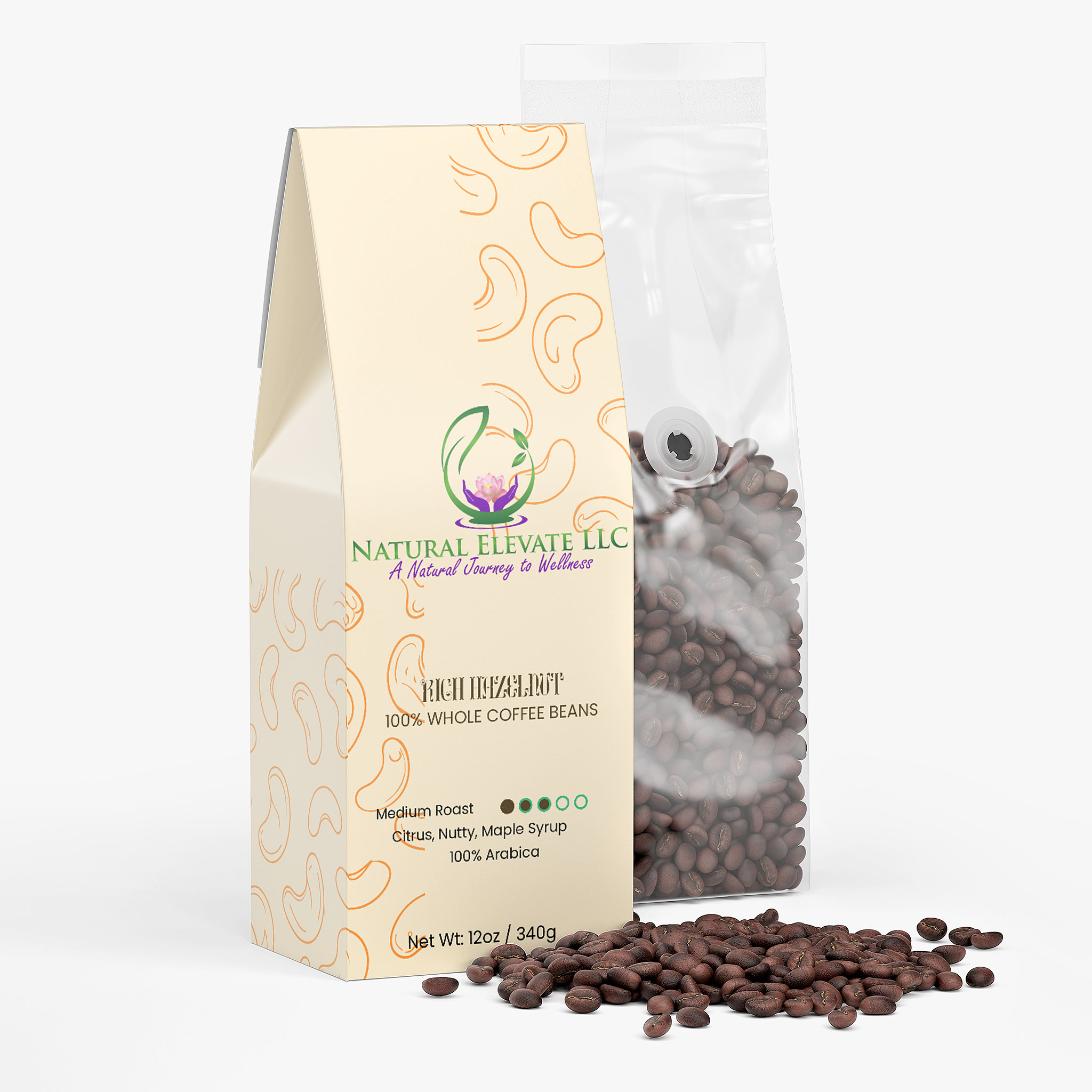 Rich Hazelnut Coffee (Medium Roast)