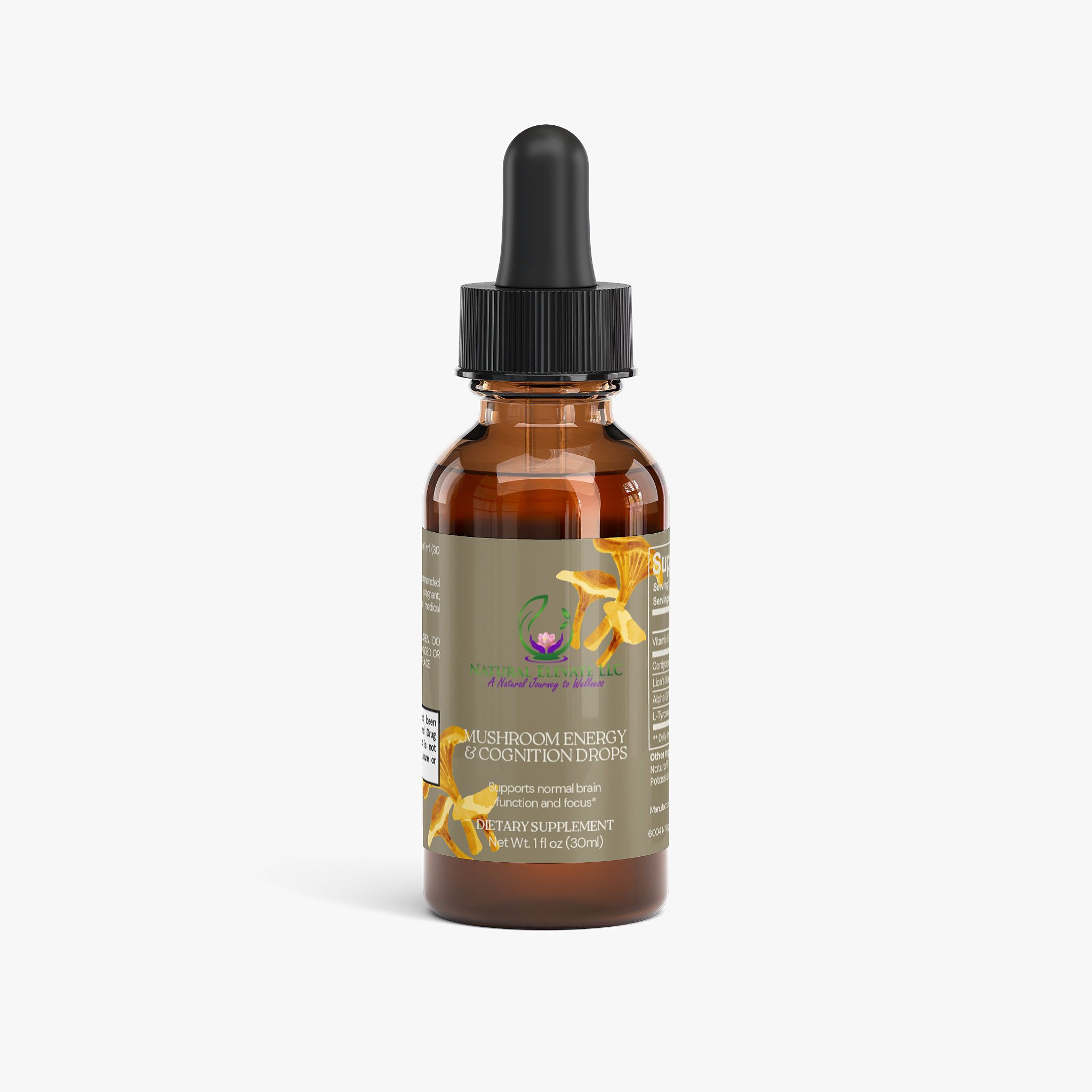 Mushroom Energy & Cognition Drops
