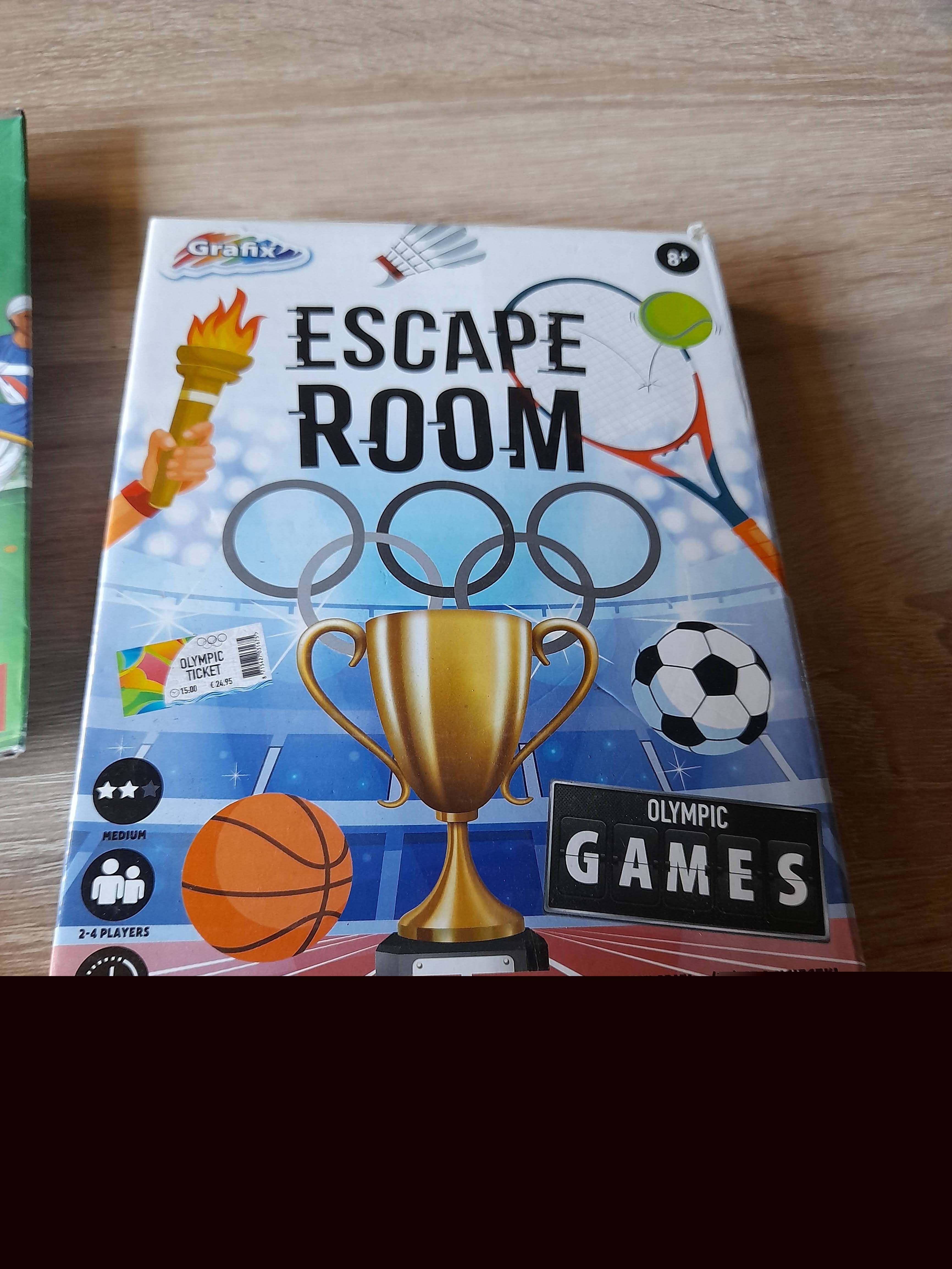 Olimpinių žaidynių žaidimas „Pabėgimo kambarys“.