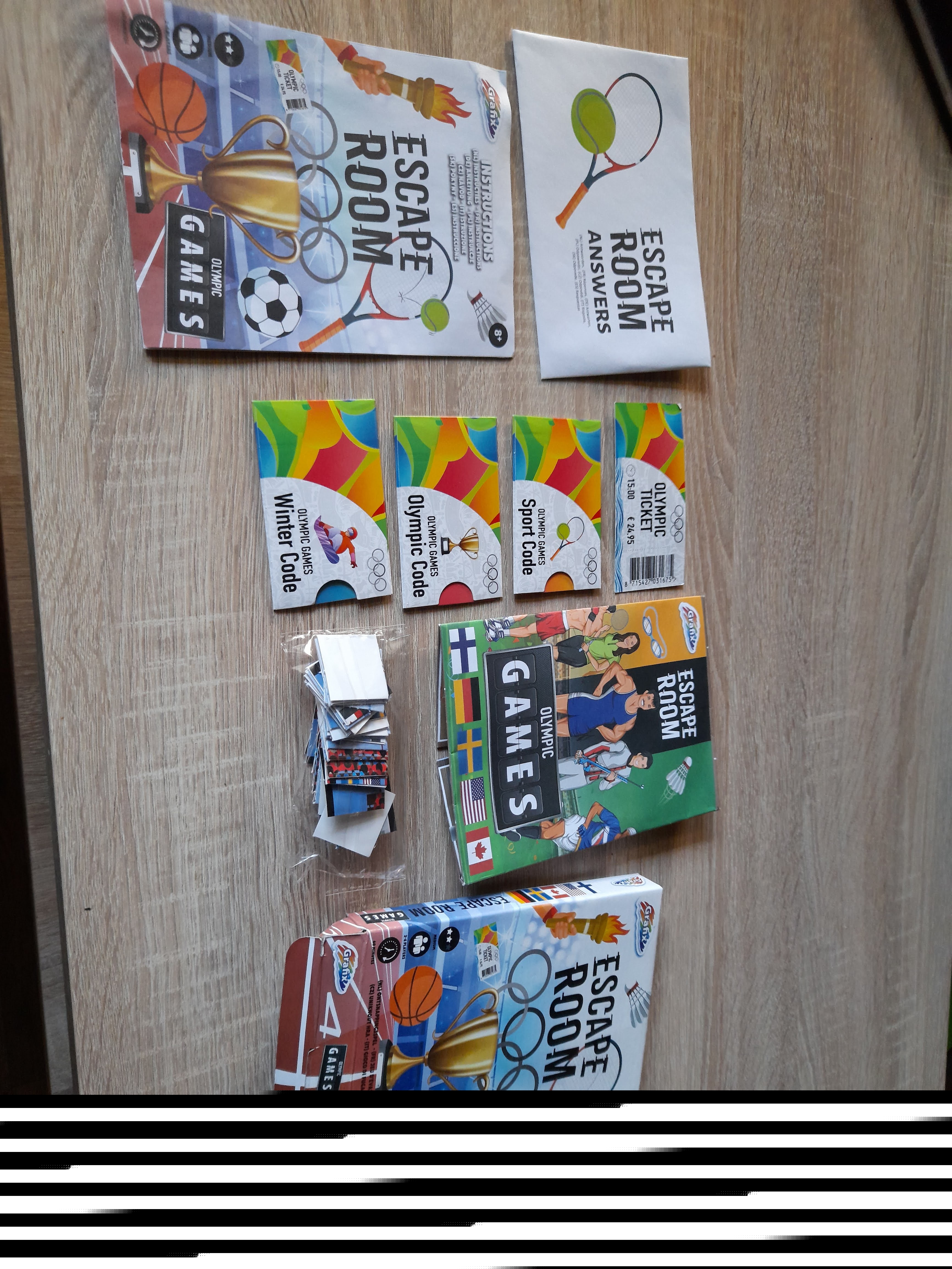 Olimpinių žaidynių žaidimas „Pabėgimo kambarys“.