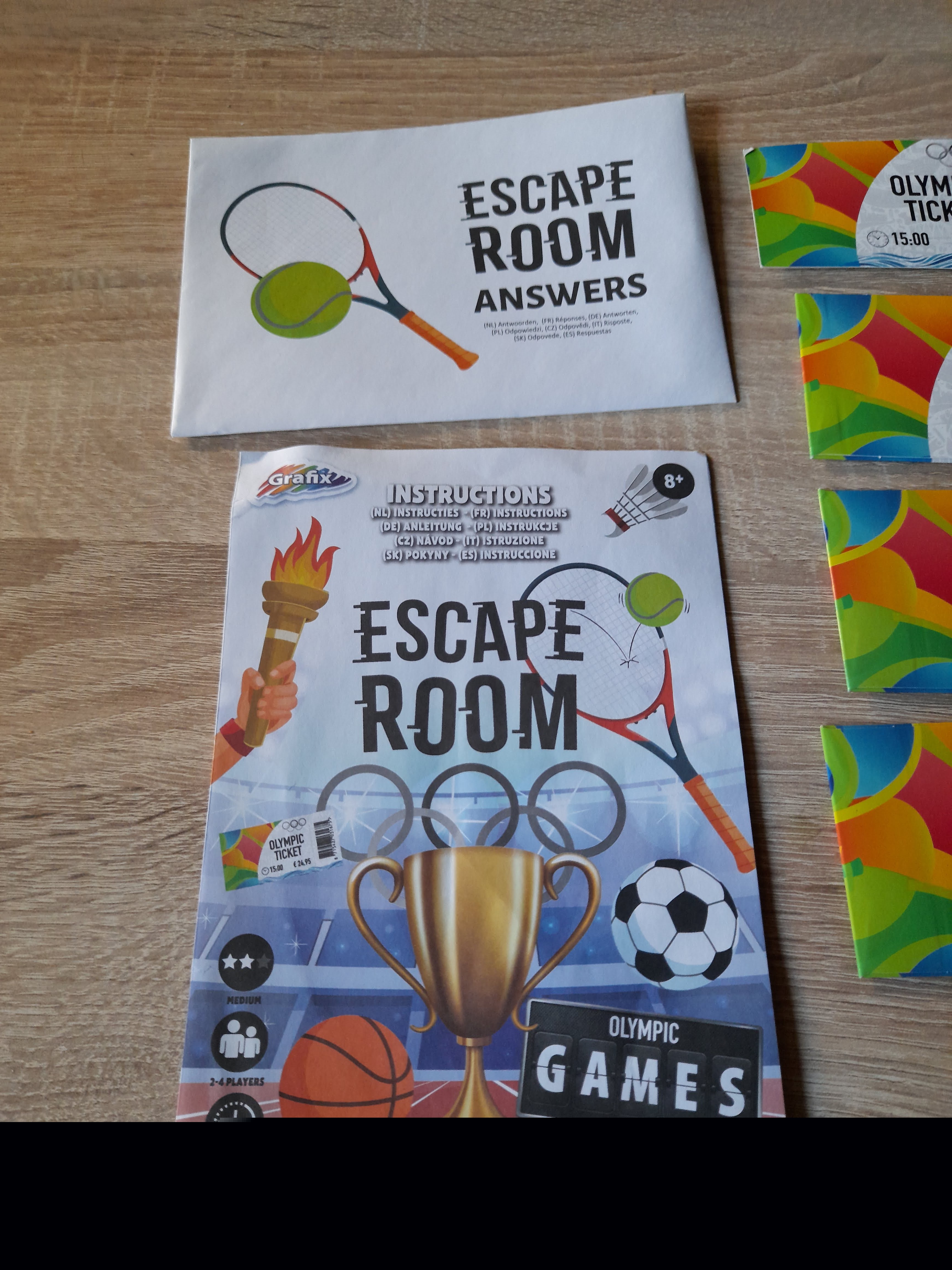 Olimpinių žaidynių žaidimas „Pabėgimo kambarys“.