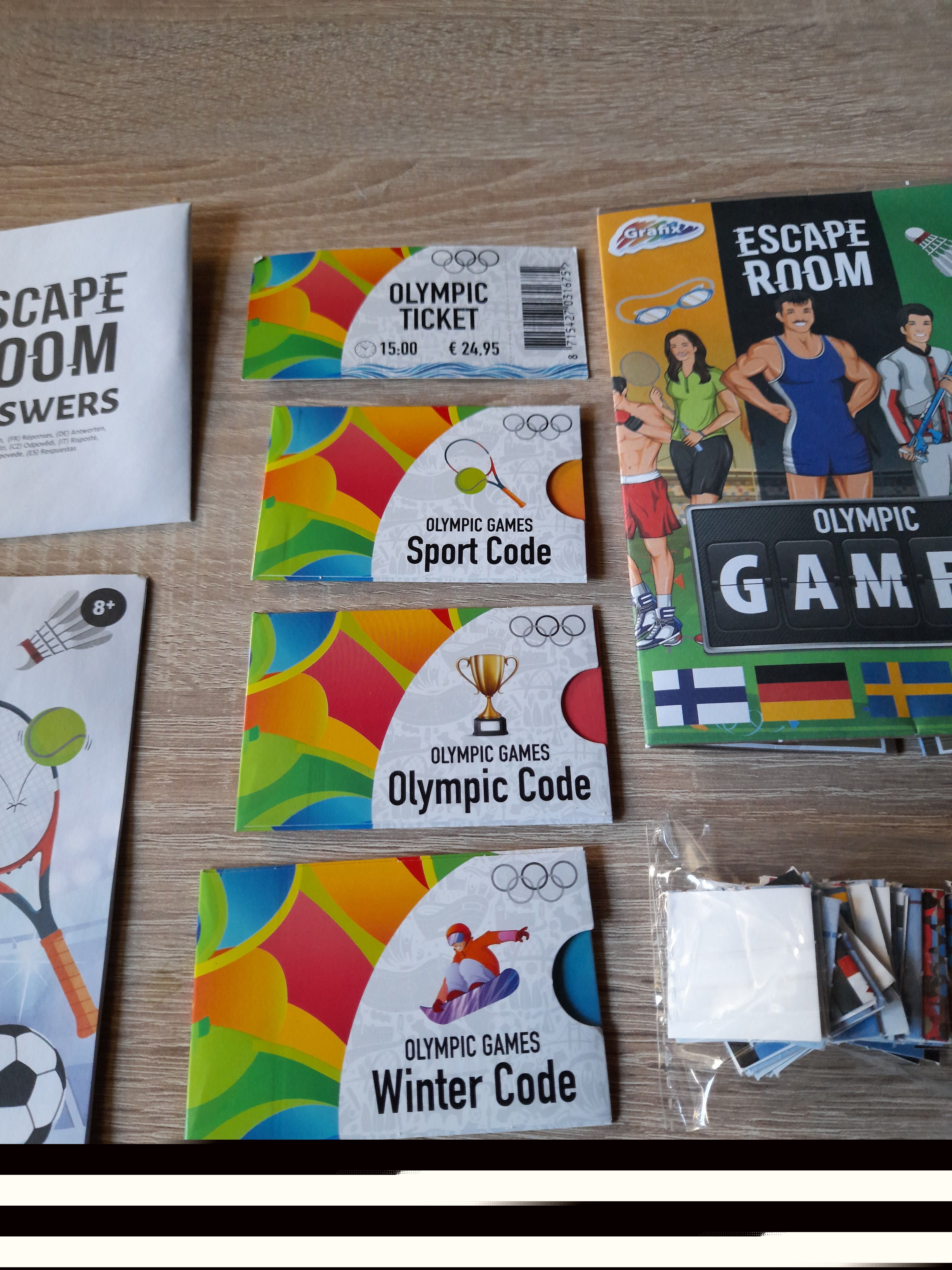 Olimpinių žaidynių žaidimas „Pabėgimo kambarys“.