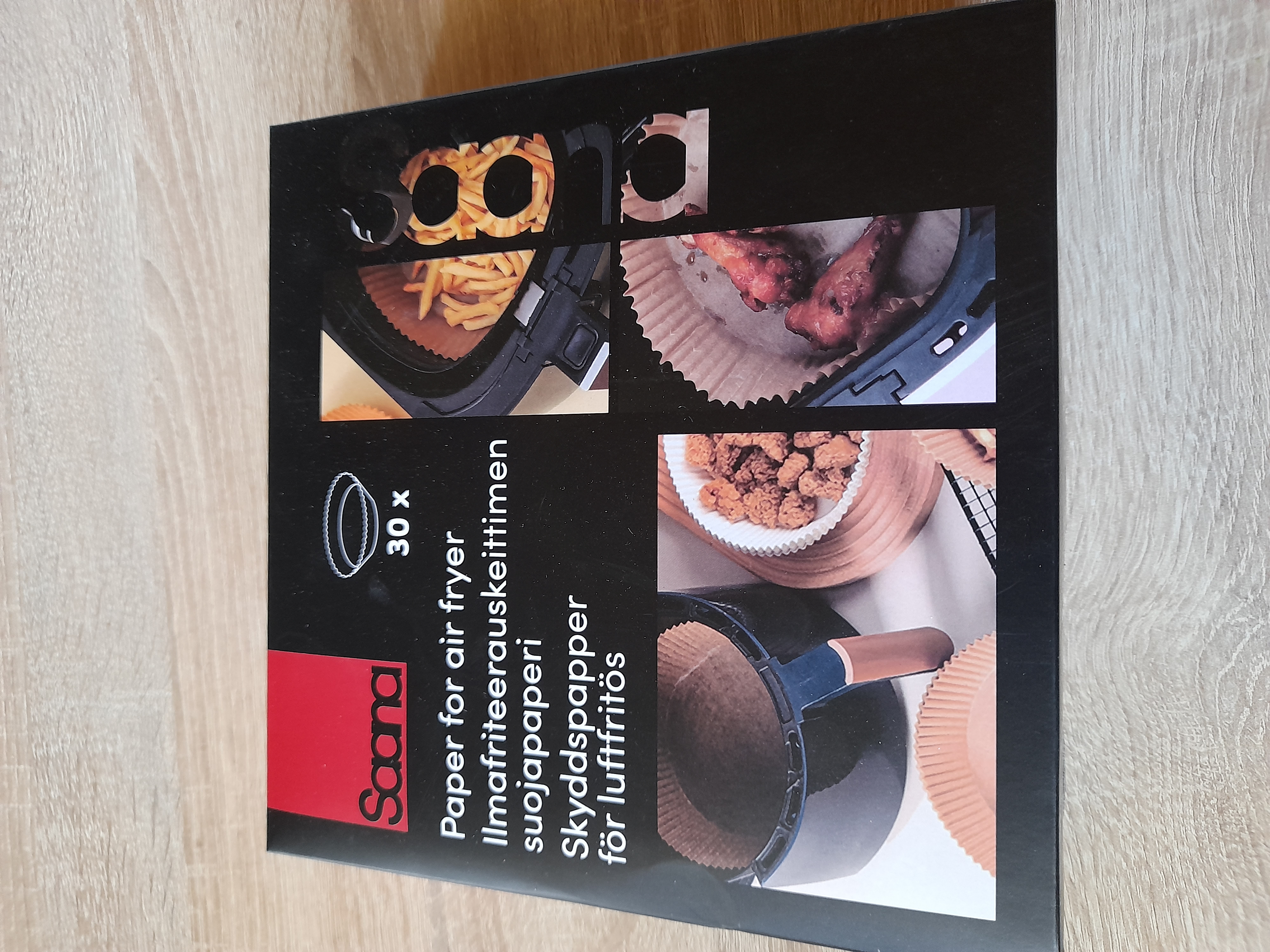 Saana Airfryer Kepimo popierius 30 vnt - 20 x 5 cm.