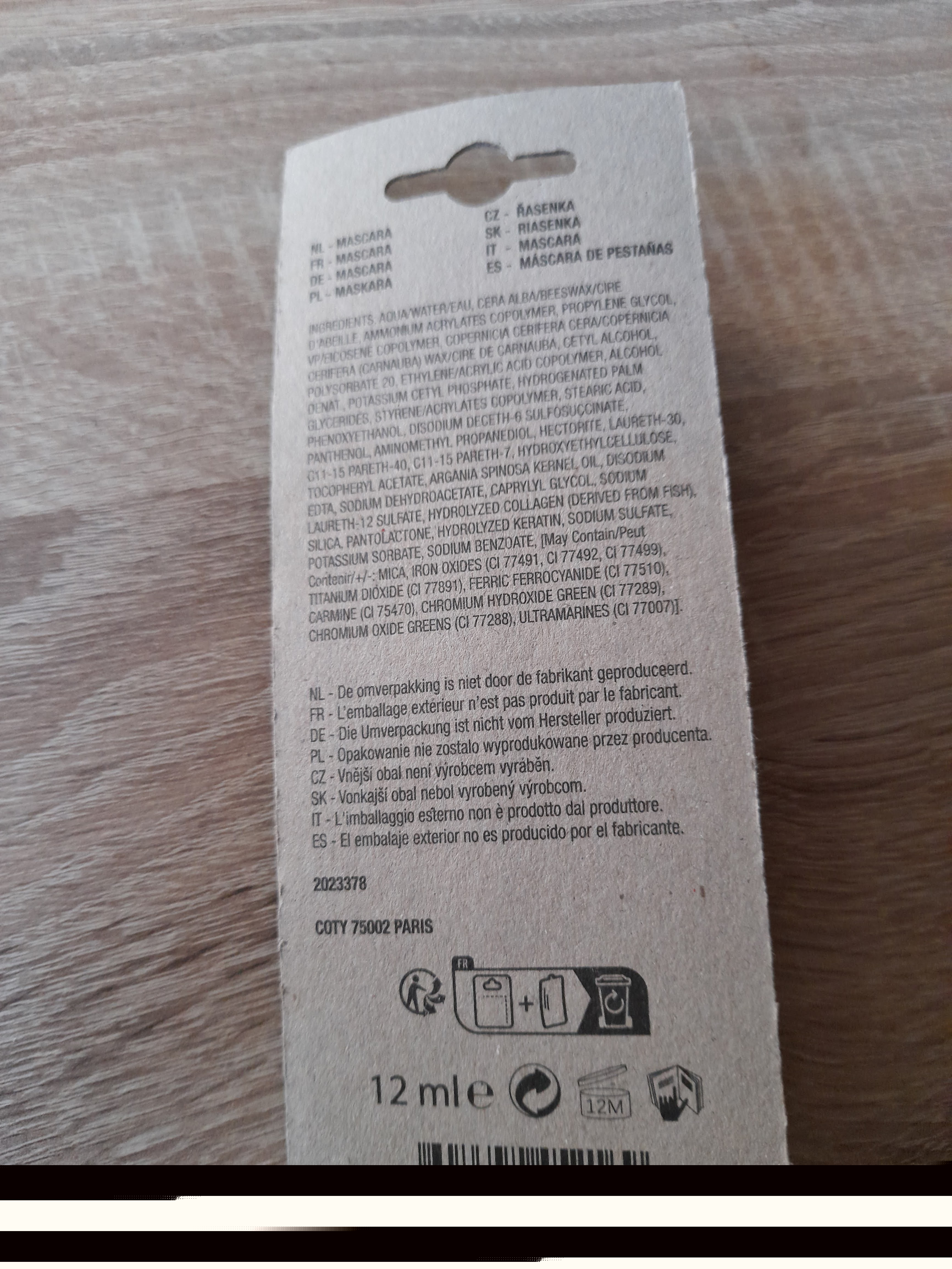 Rimmel Scandaleyes Flex Mascara 12ml.