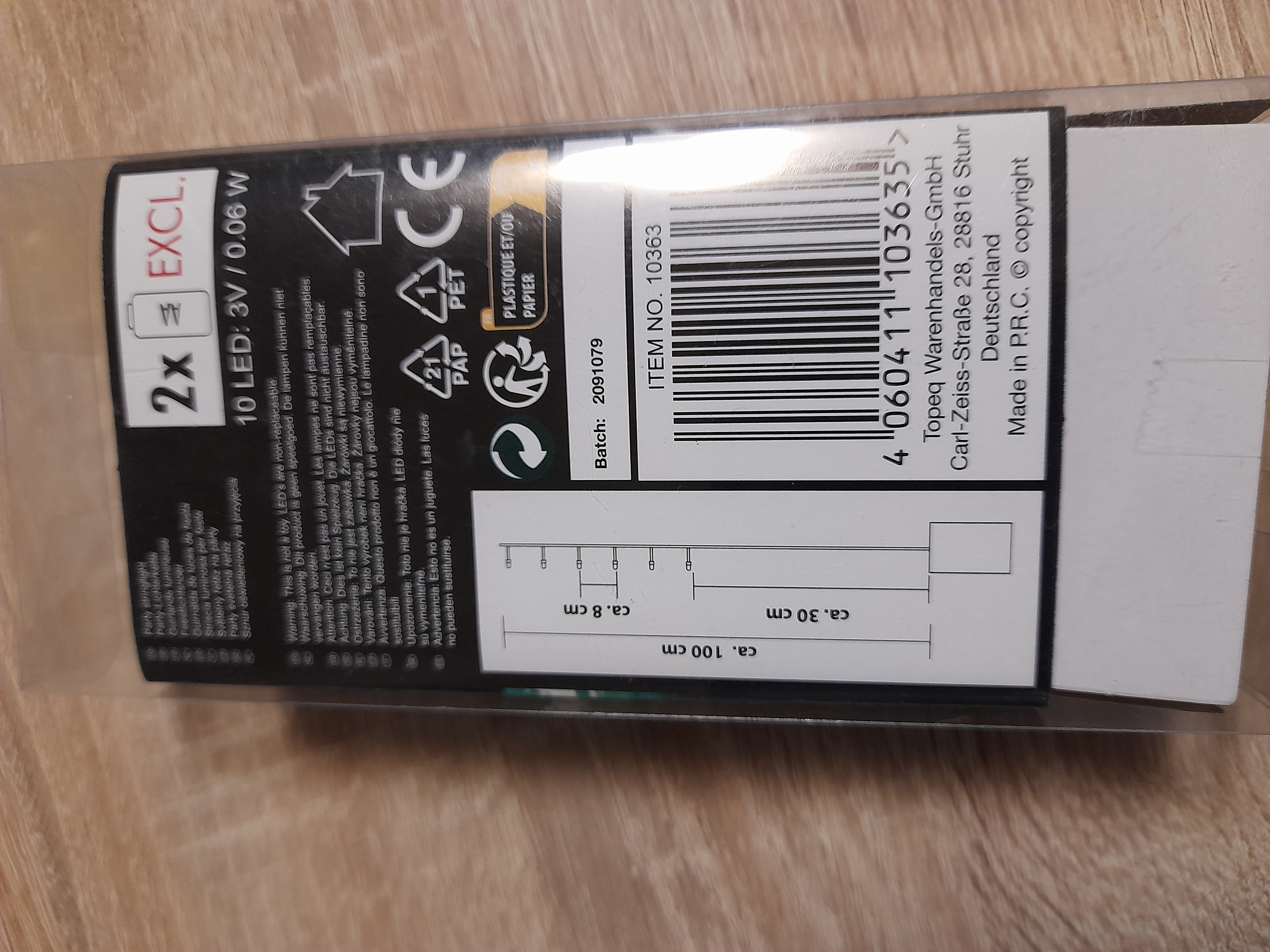 LED apšvietimas Daugiaspalvis futbolas 10 LED.