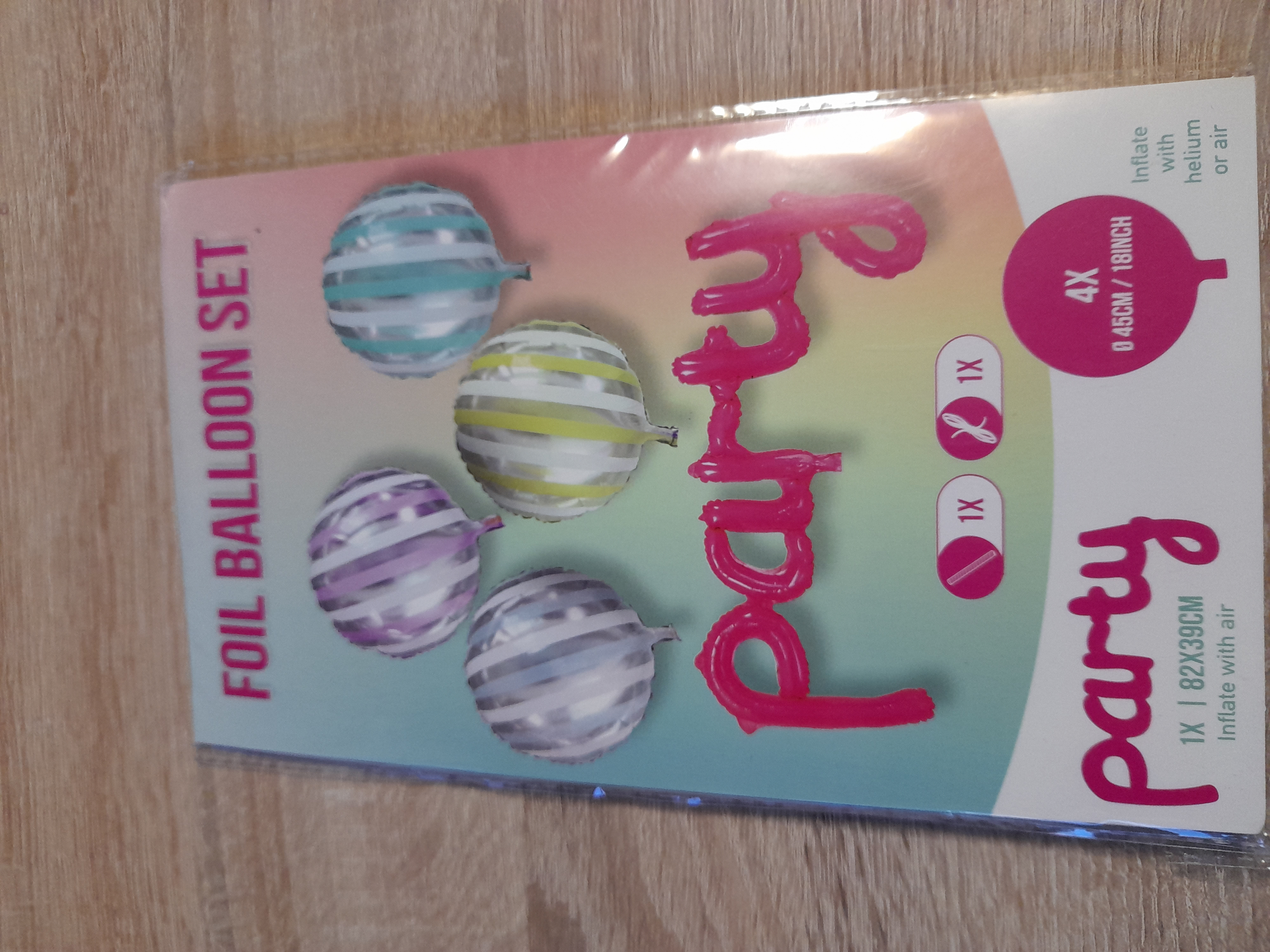 Vakarėlių balionų rinkinys.