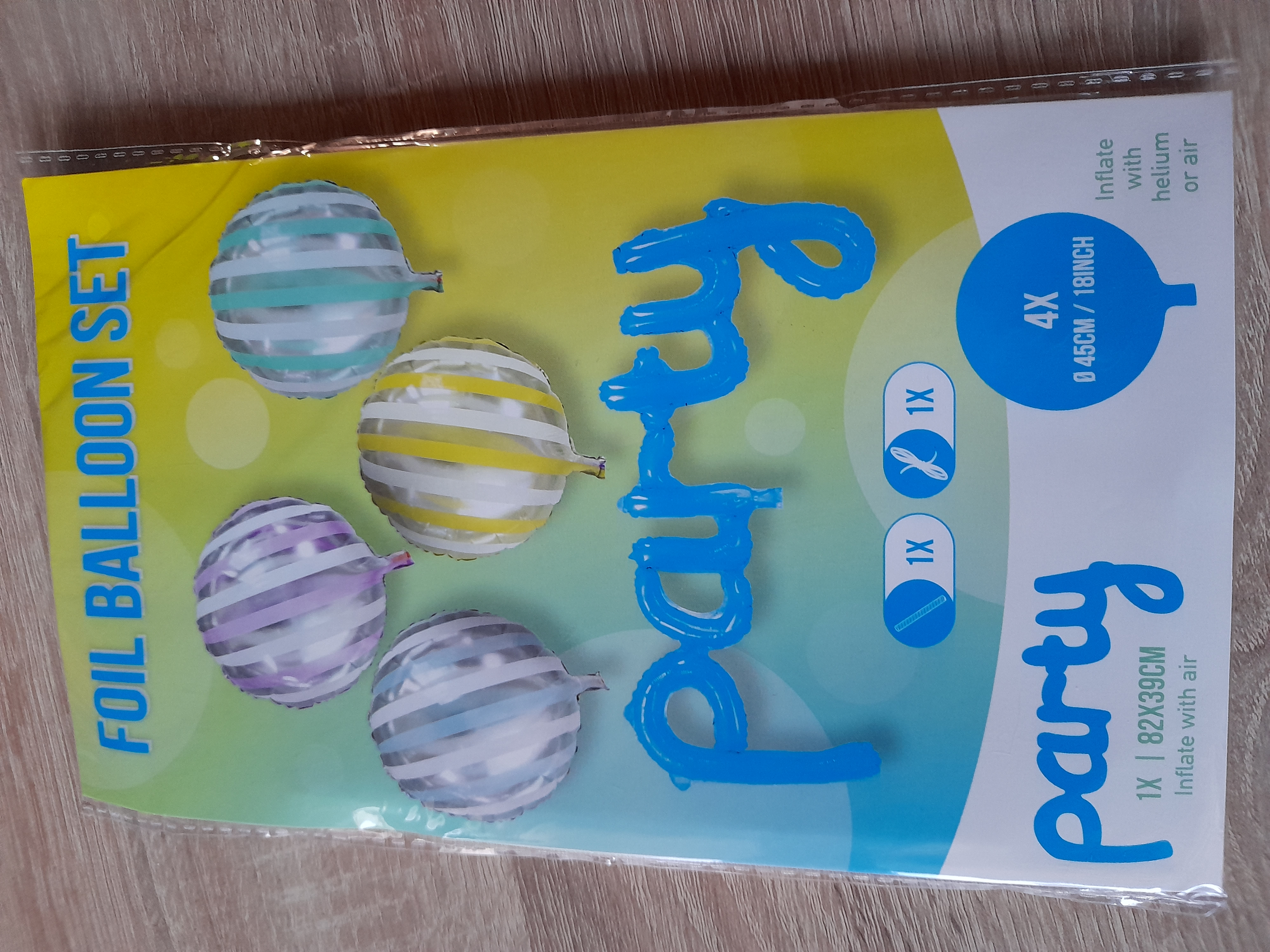 Vakarėlių balionų rinkinys.