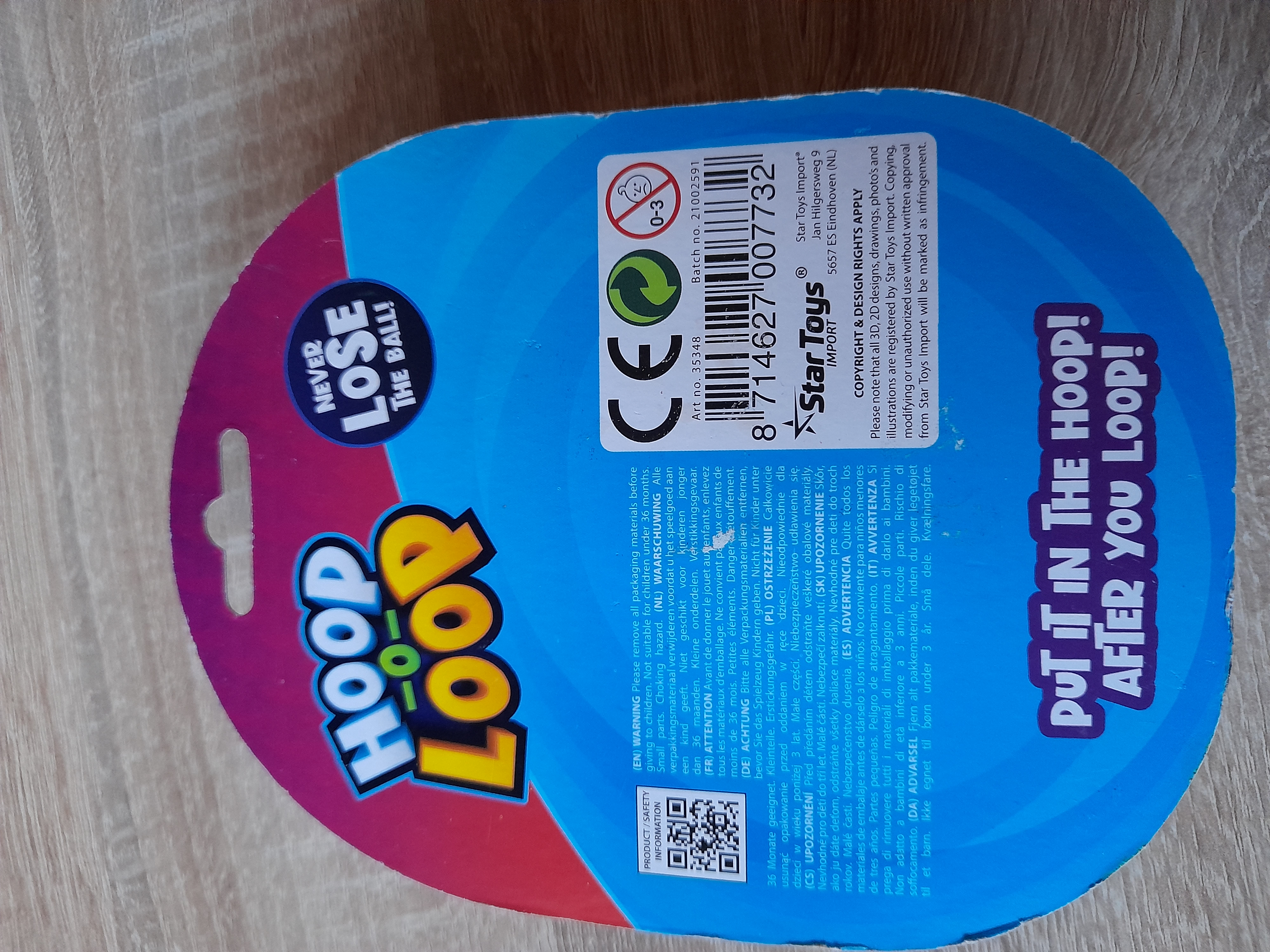 Antistresinis žaislas Hoop-O-Loop.