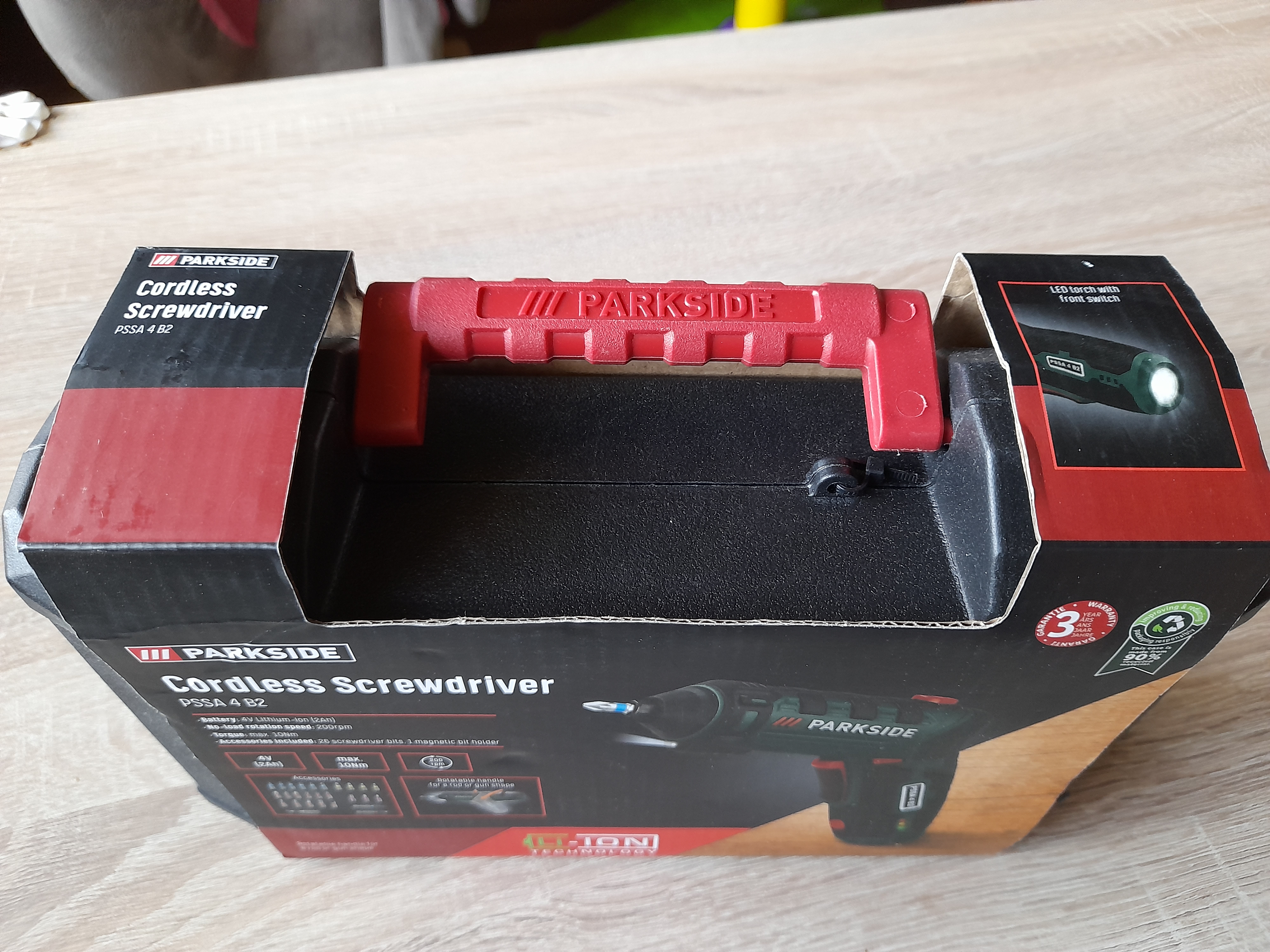 PARKSIDE® akumuliatorinis atsuktuvas PSSA 4 B2, 4 V.