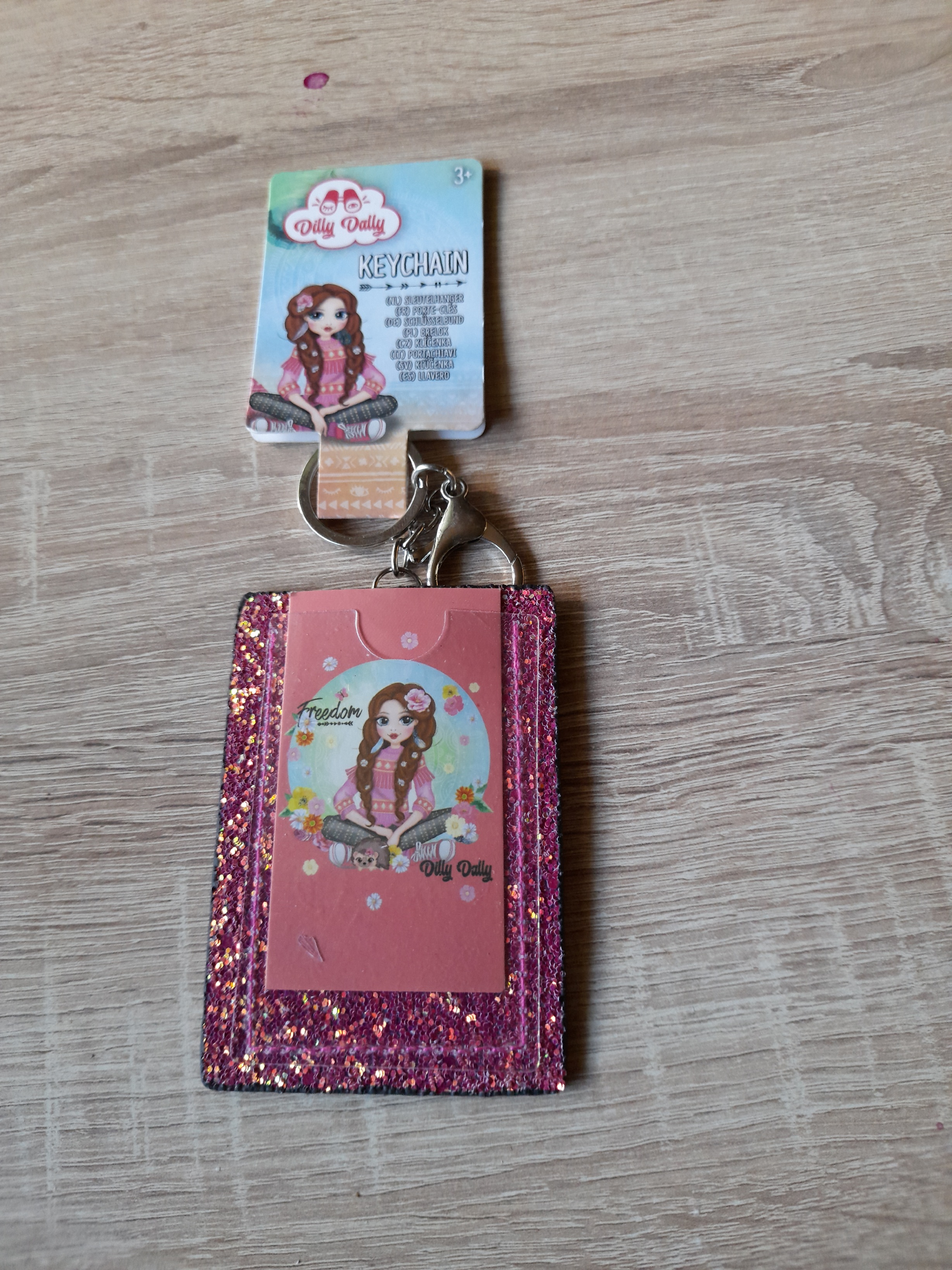 Durabo Dilly Dally blizgantis raktų pakabukas.