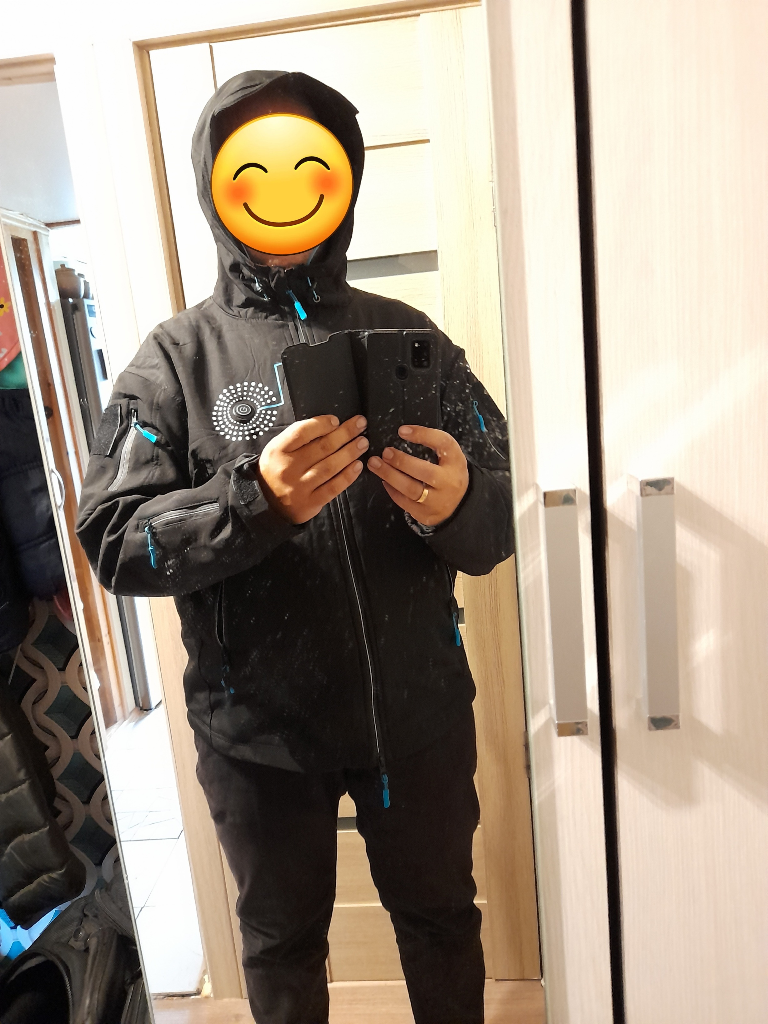 AREBOS termo striukė su integruotu infraraudonųjų spindulių šildymu