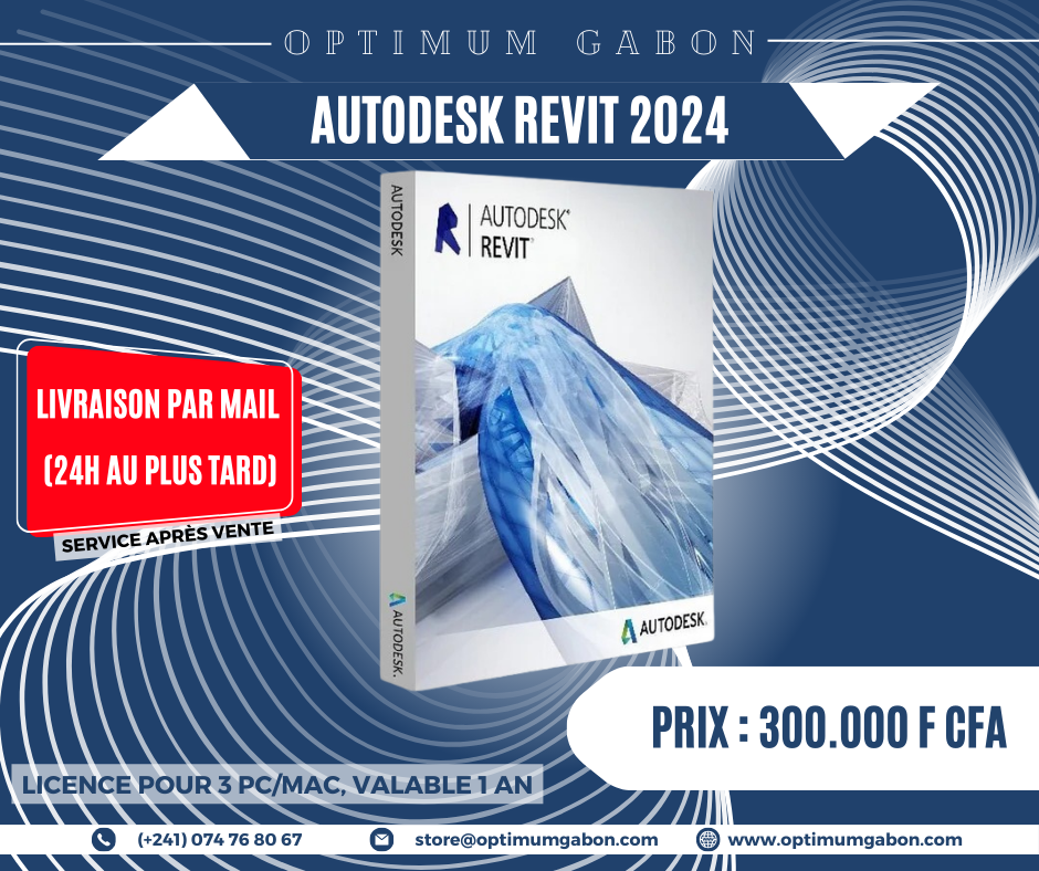 REVIT - Licence commerciale annuelle (3 appareils)