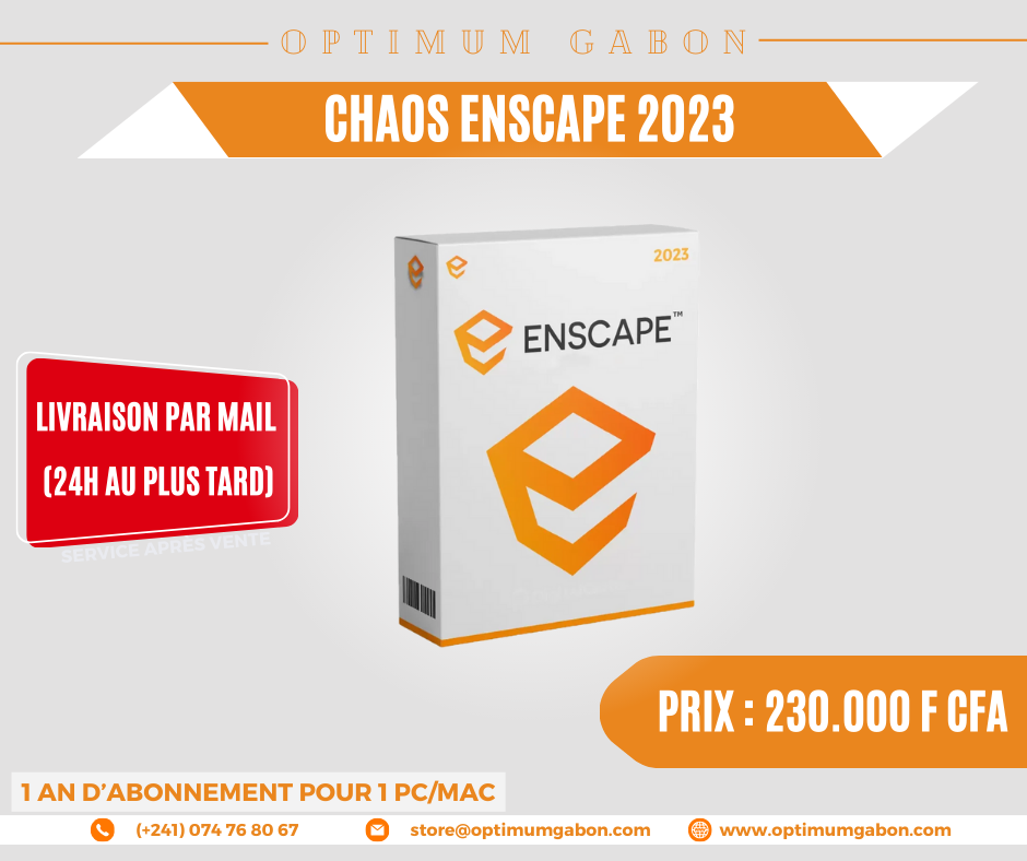 Chaos Enscape 2023 - Abonnement 1 an (1 appareil)